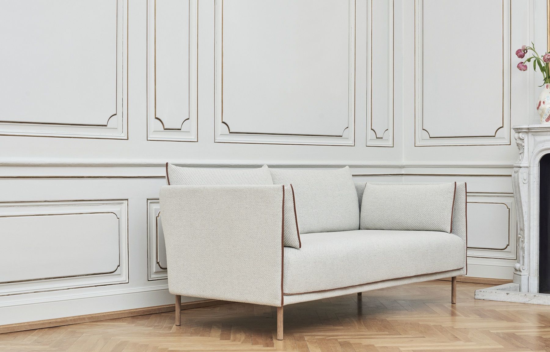 Silhouette Sofa 2-seater Low Hay