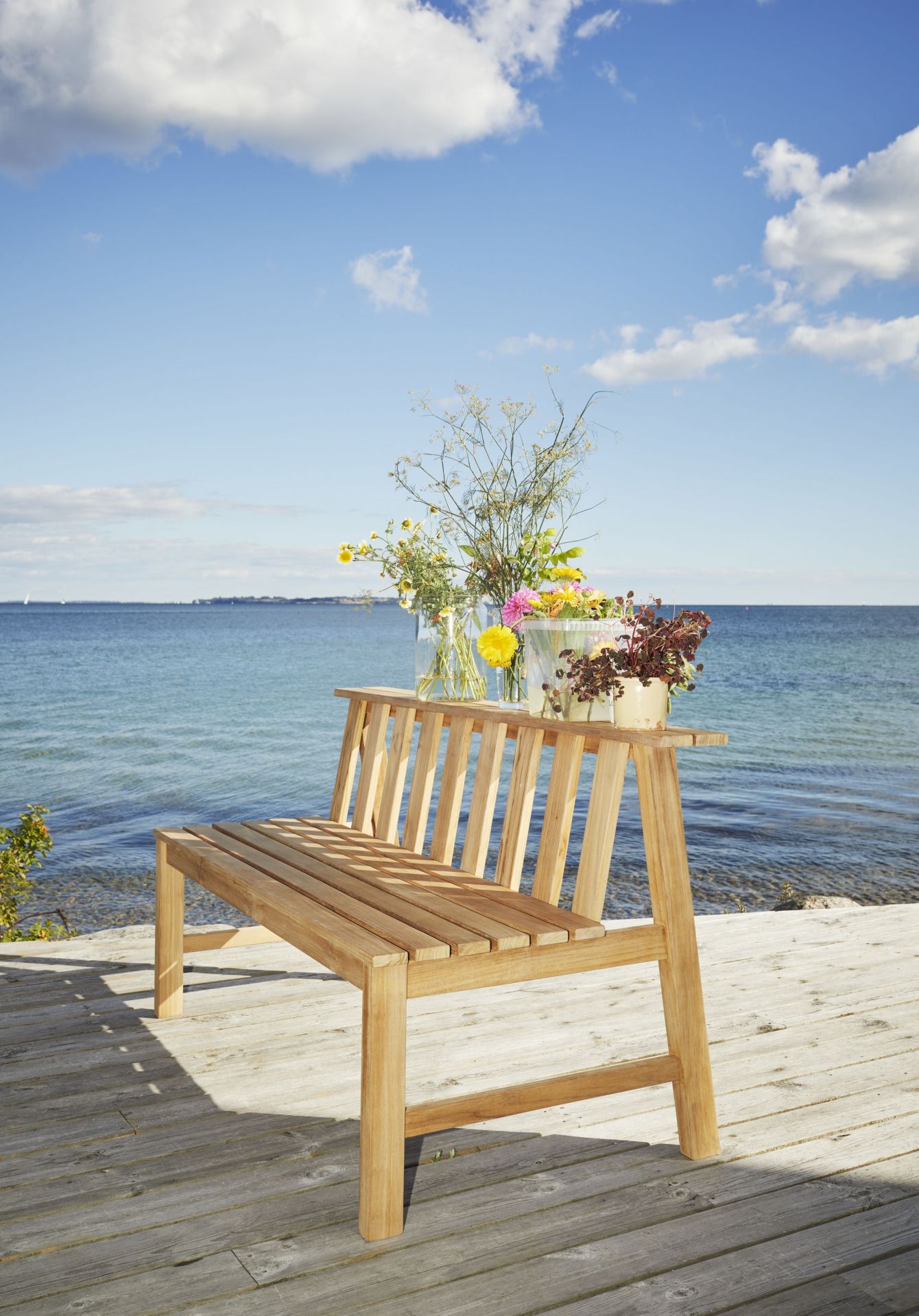 Cadence Bench Teak Outdoor Skagerak by Fritz Hansen