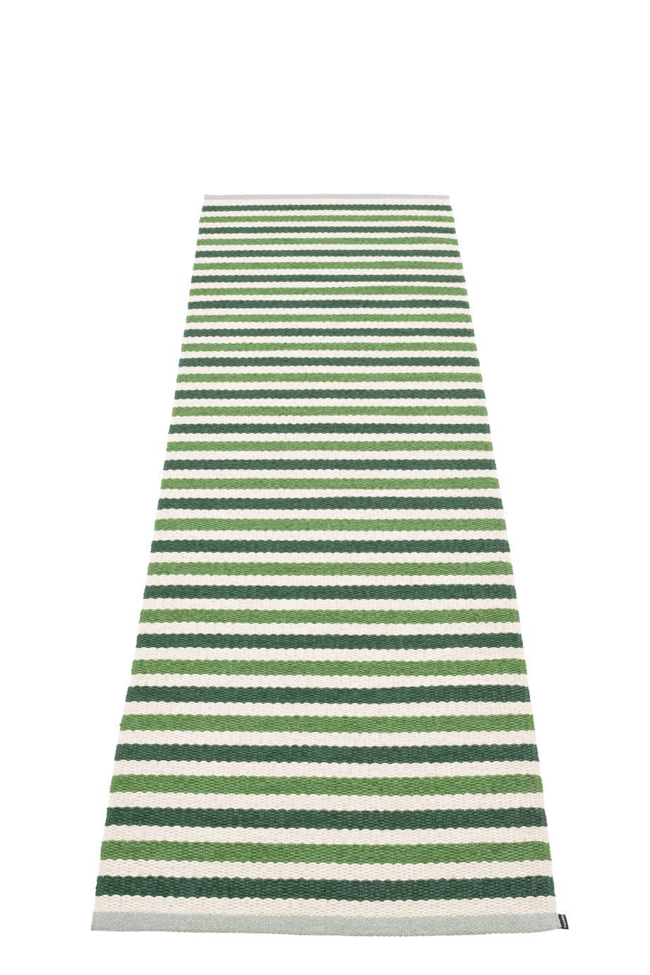 Teo Rug 70x240cm Dark Green Pappelina
