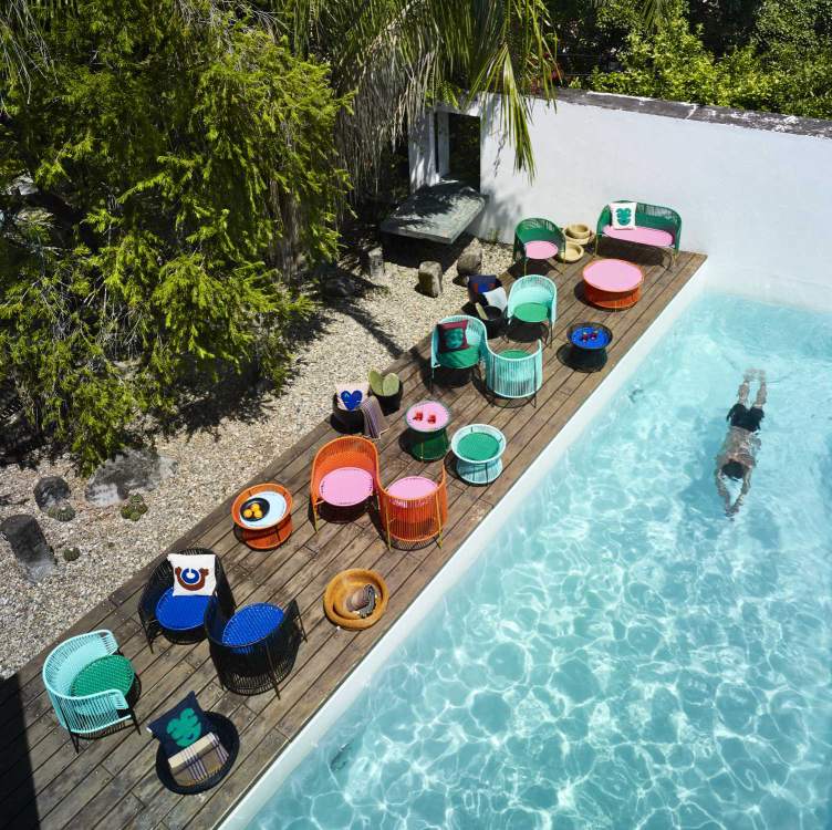 Caribe Lounge Chair Armchair Outdoor ames