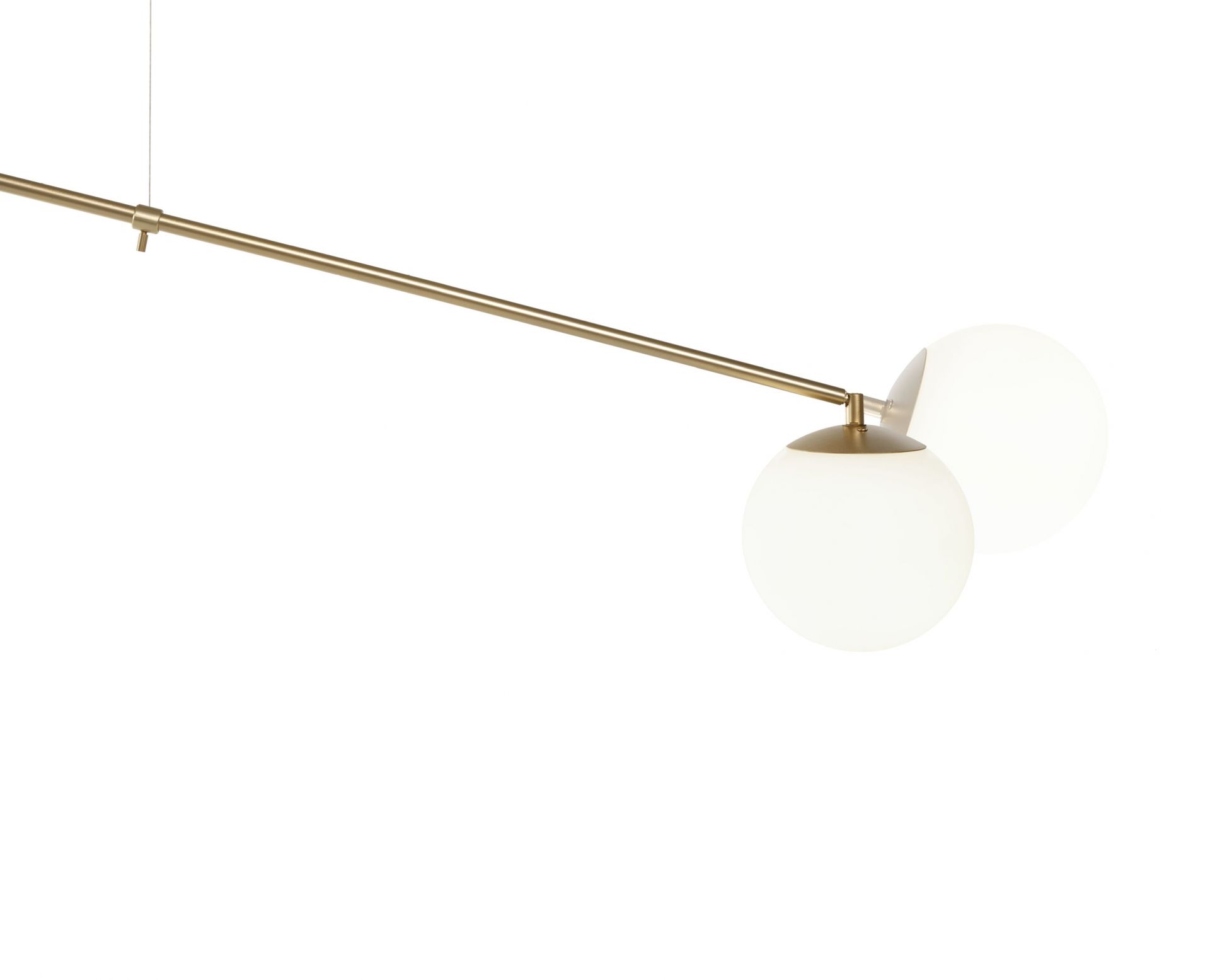 Bitta suspension lamp satin gold Mogg
