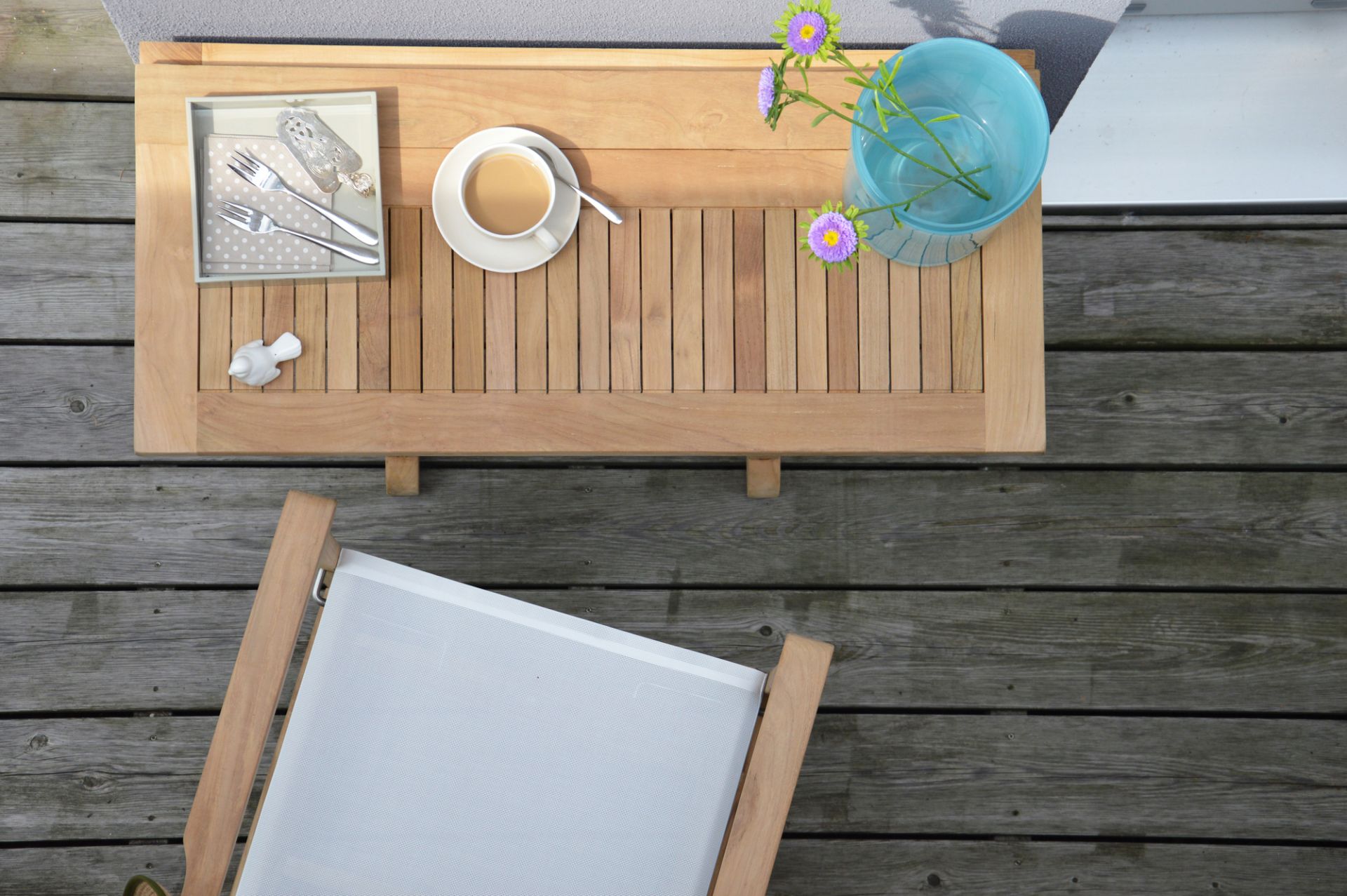 City Folding Table/Balcony Table Natural Jan Kurtz