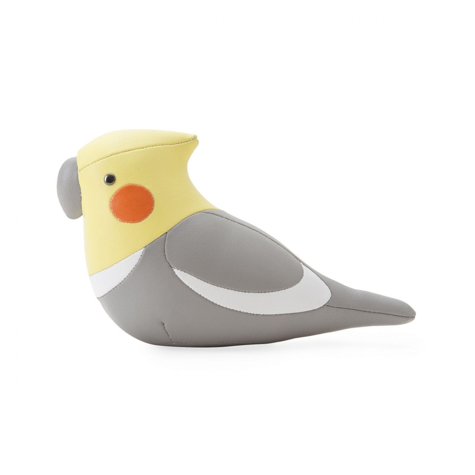 Cockatiel bookend grey/cream Züny