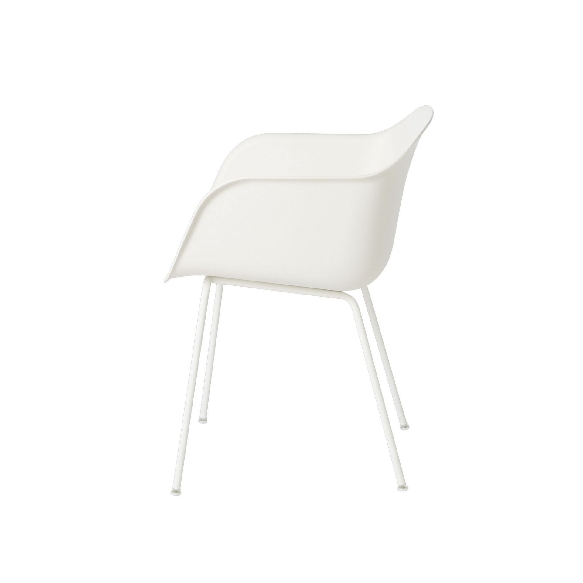 Fiber Armchair Tube Base Chair Muuto