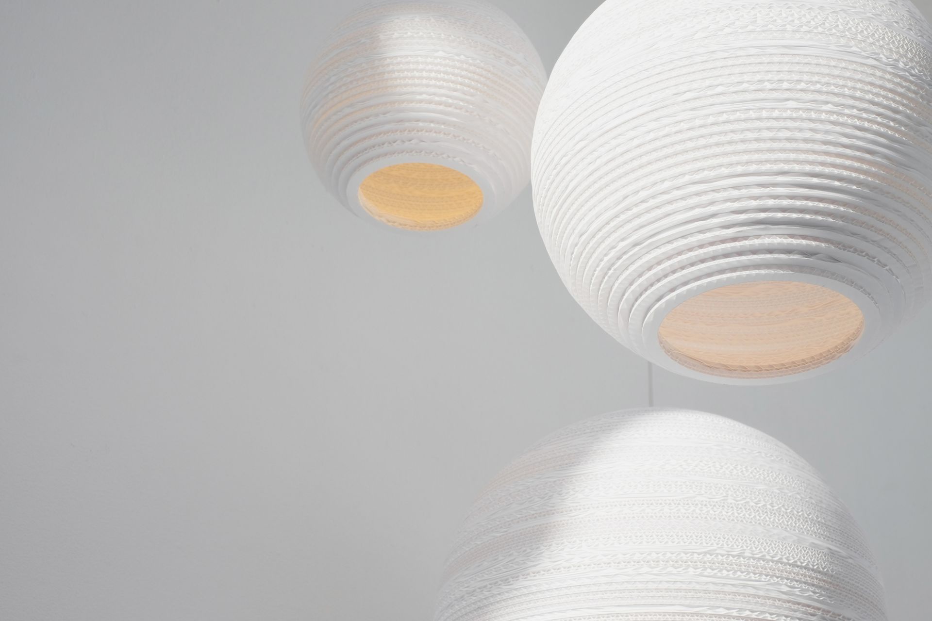 Scraplights Moon 18 Pendant lamp White Graypants