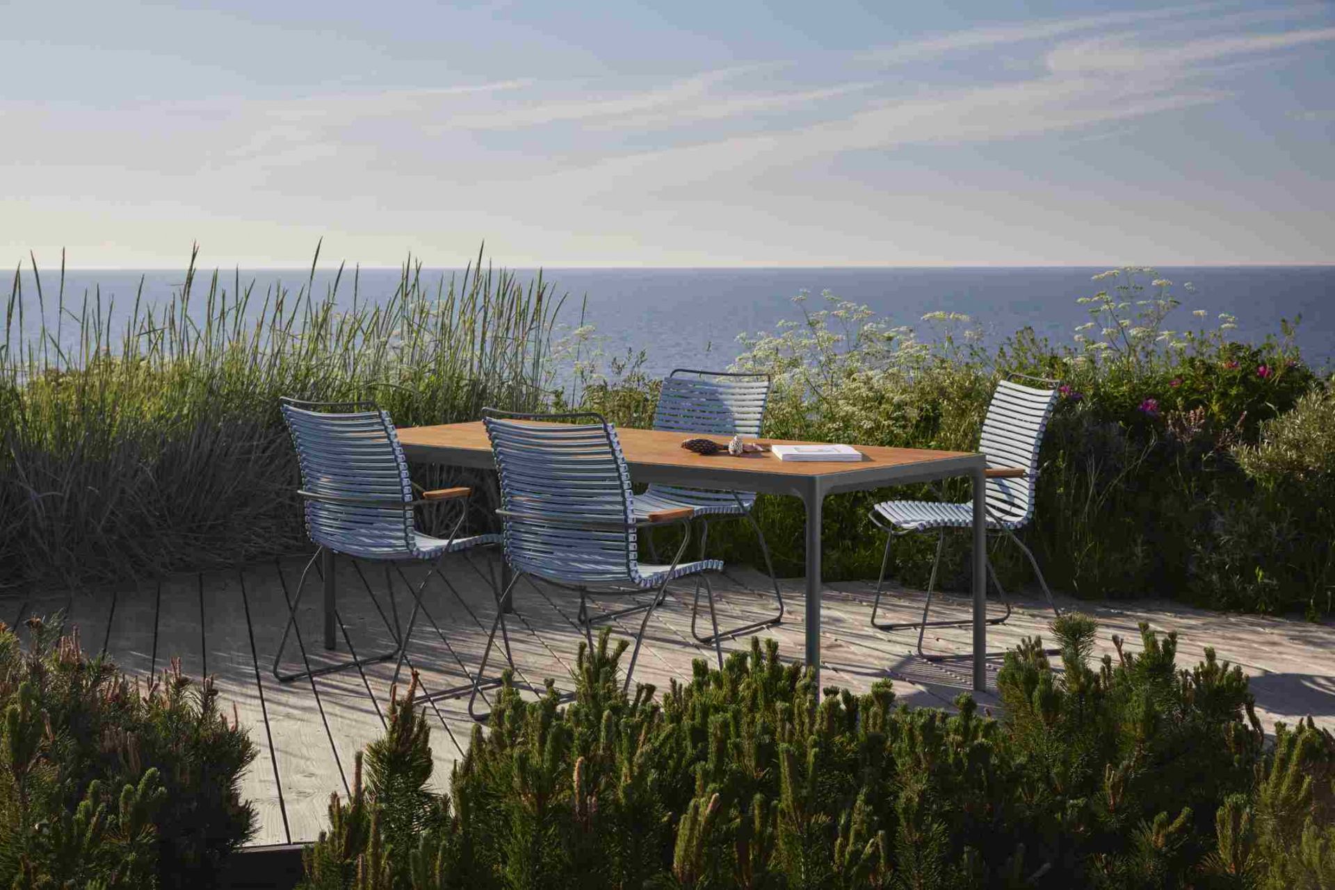 Click chair without armrests Outdoor Houe Multicolor 1 SINGLE PIECES