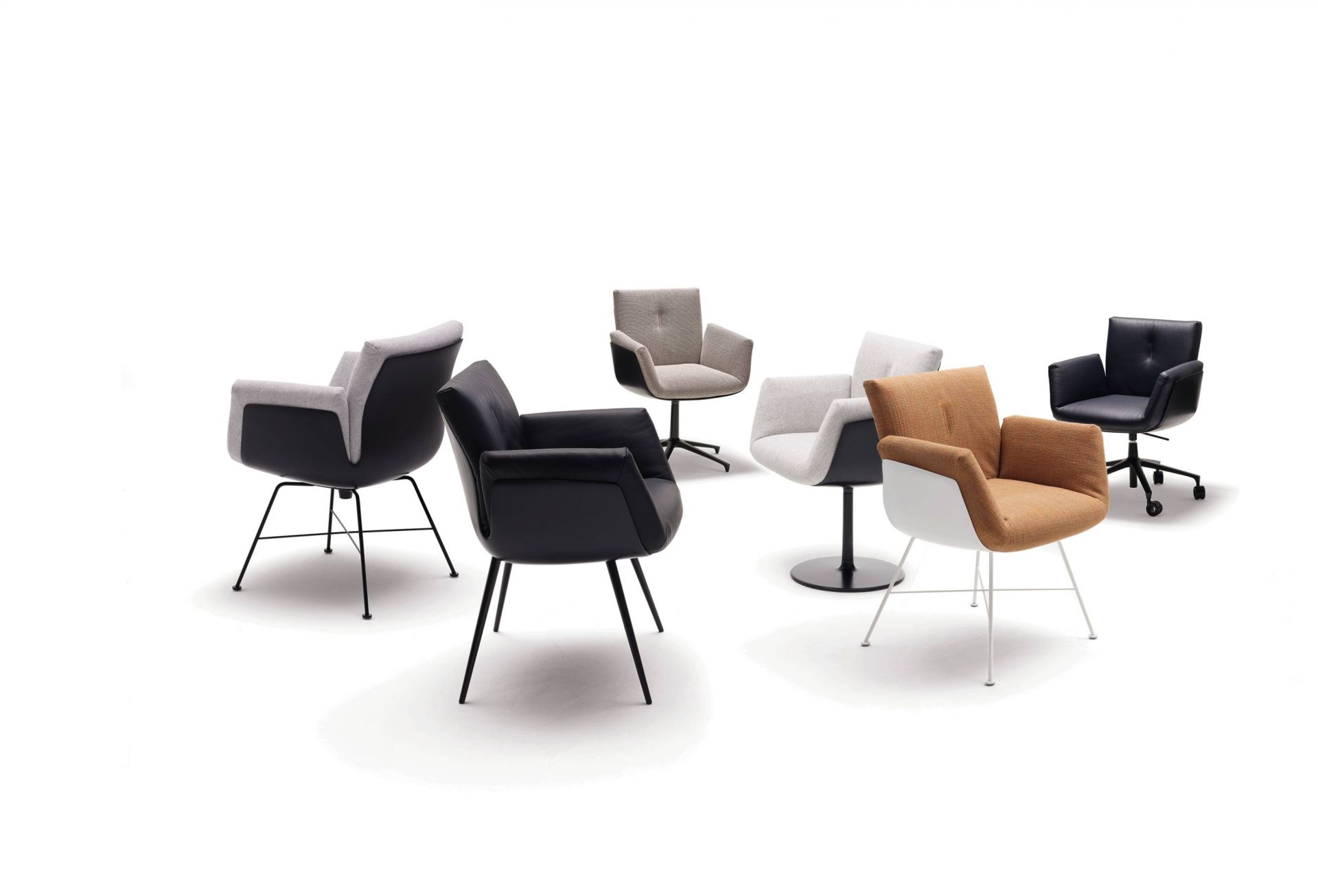 Alvo Armrest Swivel Chair with 5-leg Cor   