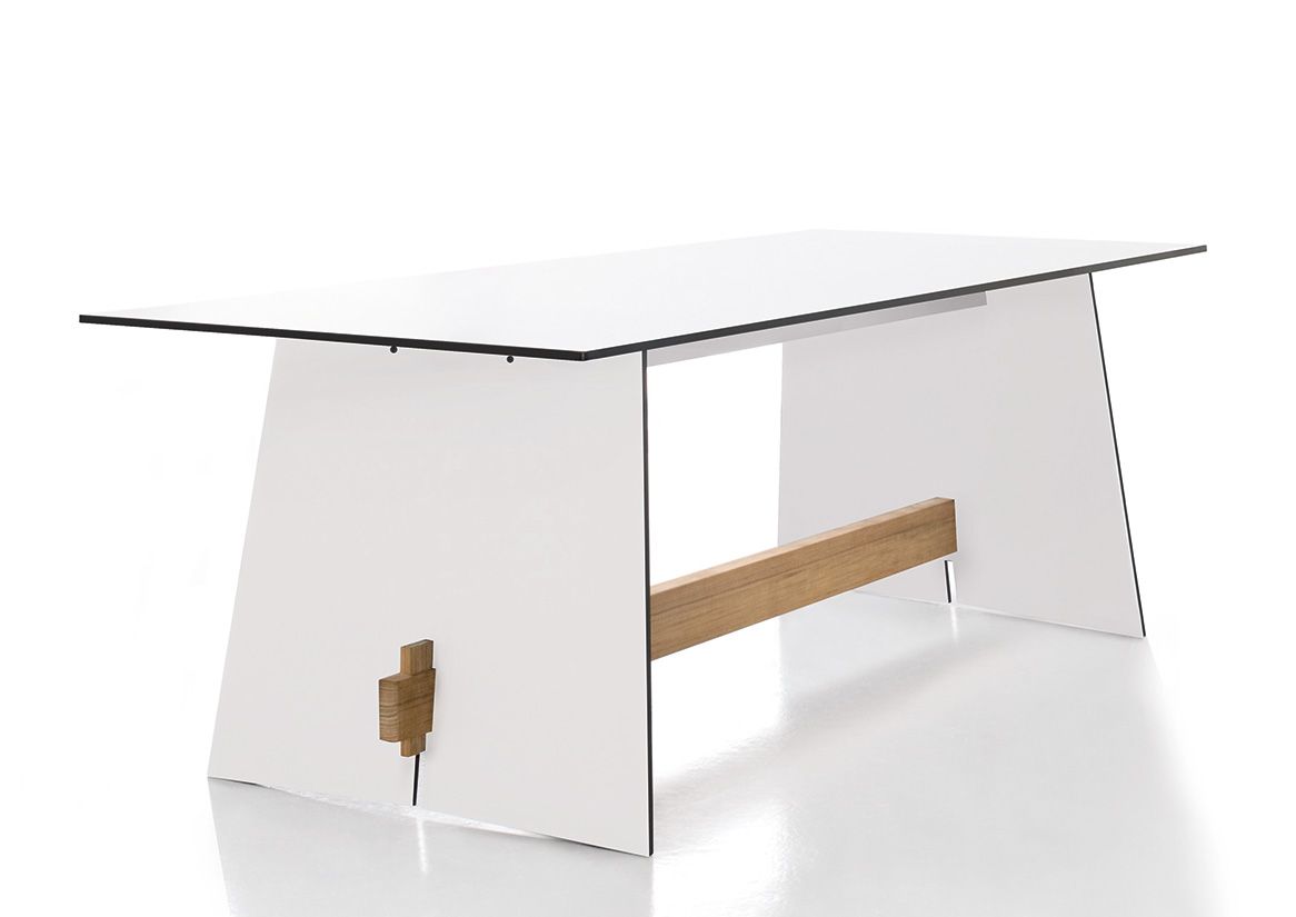 Tension Outdoor Rectangular Side Table Conmoto