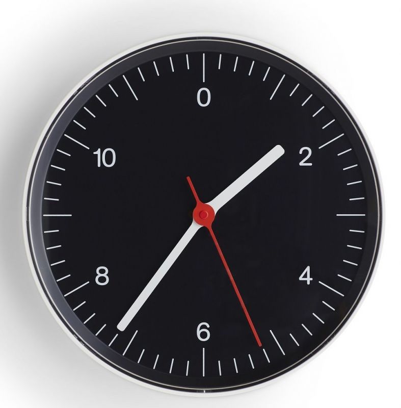 Wall Clock Wall Clock Hay Black