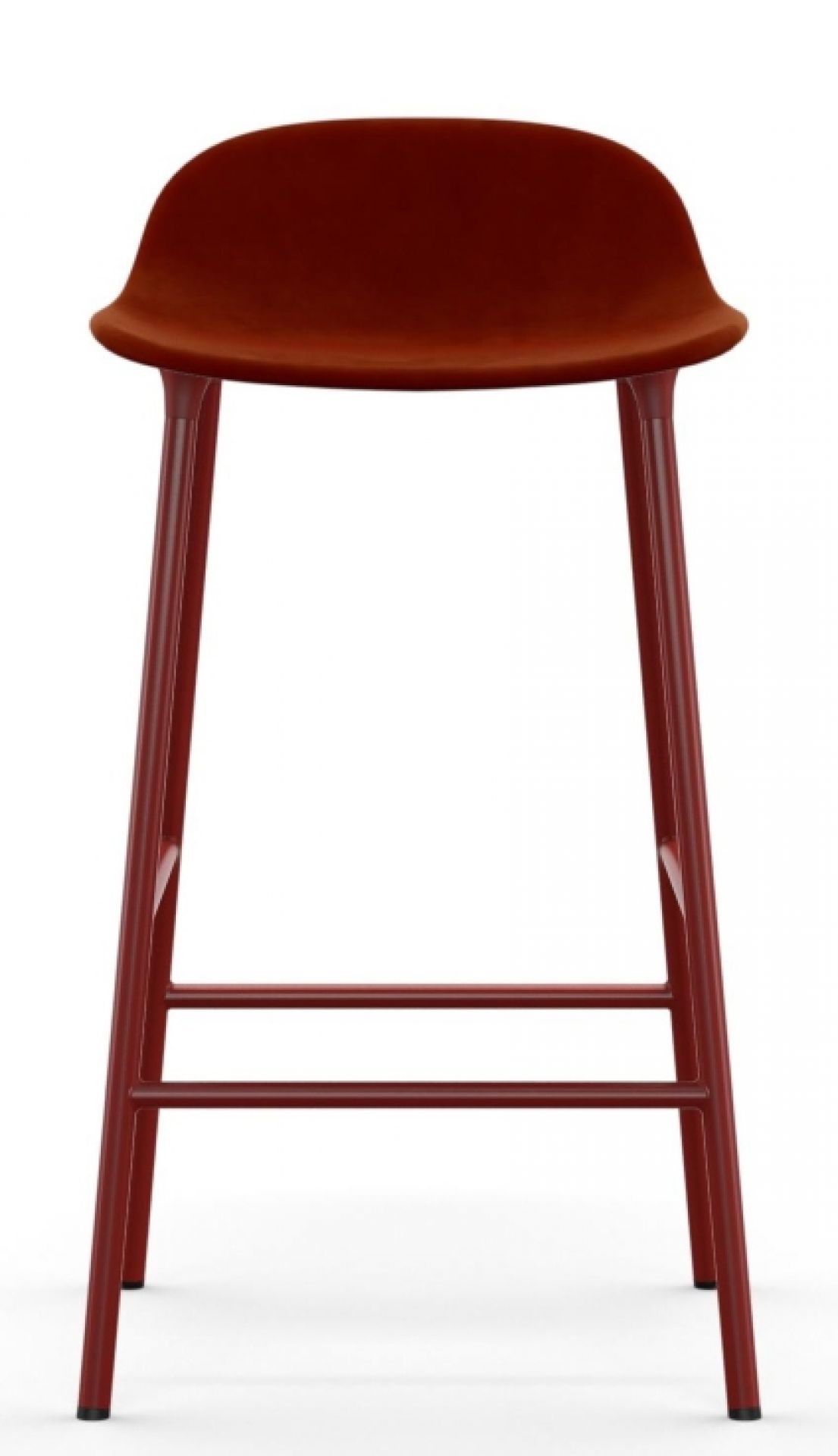 Form Barstool  H 65 cm Steel Upholstered Normann Copenhagen