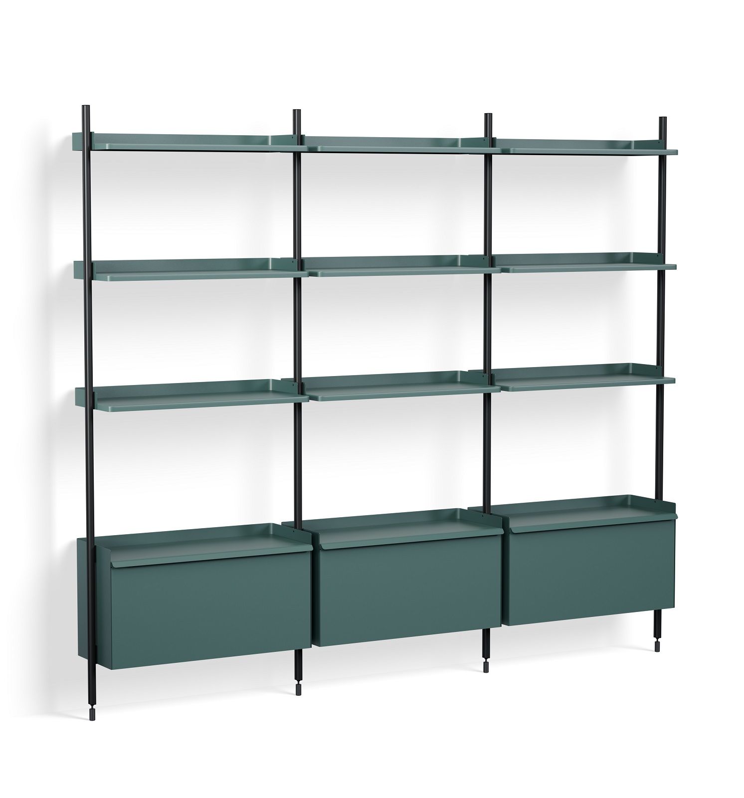 Pier System 133 3 Column Shelf Hay Steel blue-black