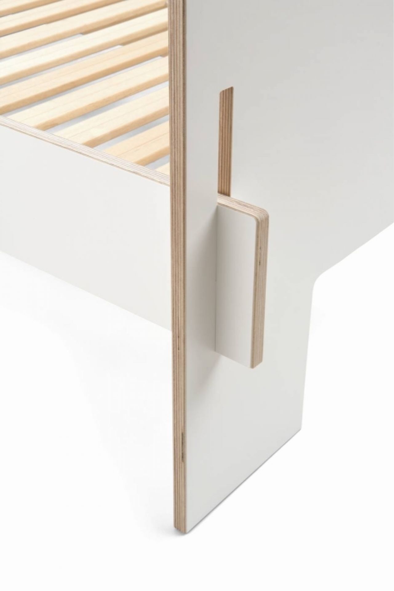 Roll-up slatted frame solid wood Nils Holger Moormann