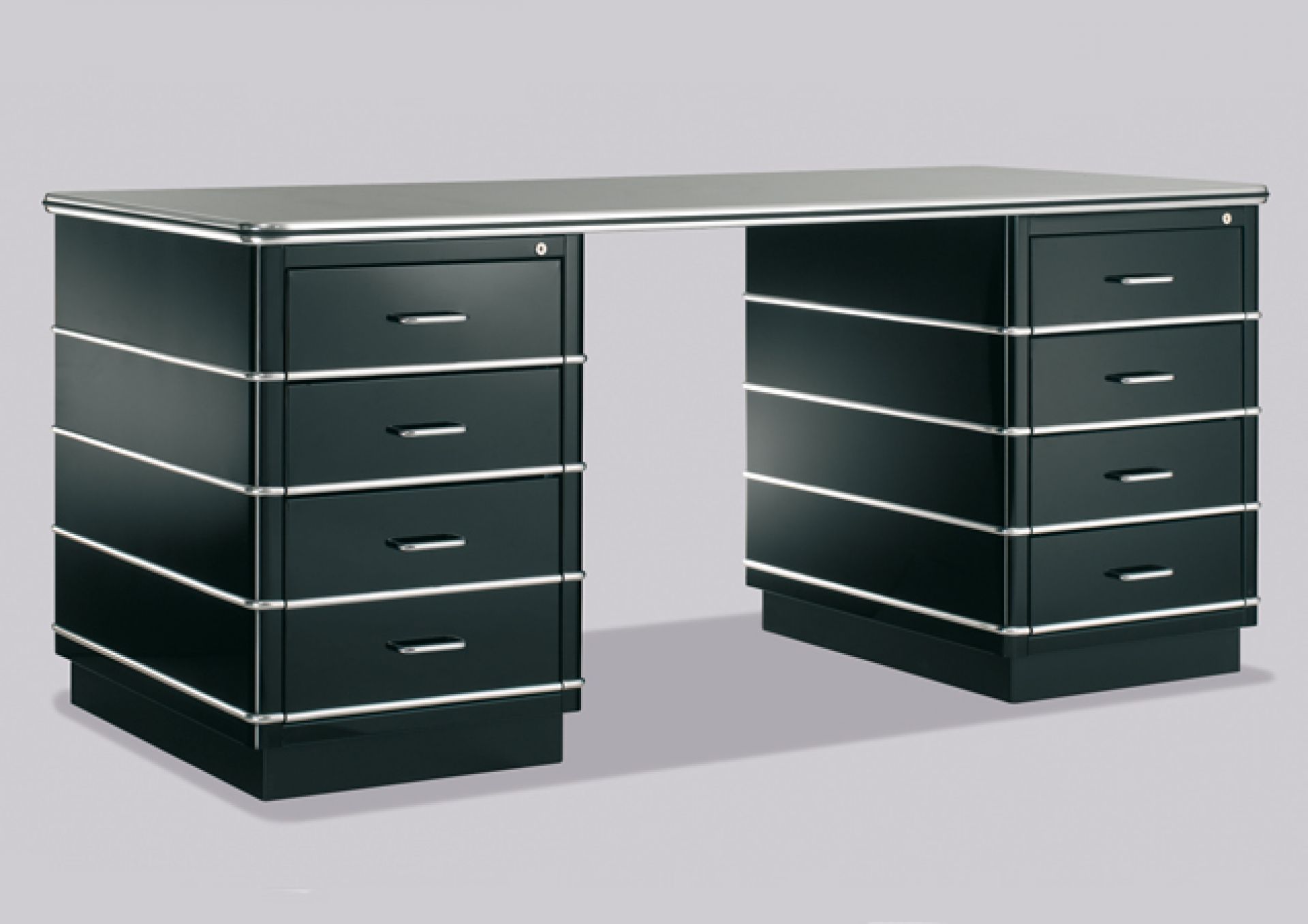TB229 Classic Line Desk (with decoration) Müller Möbelfabrikation