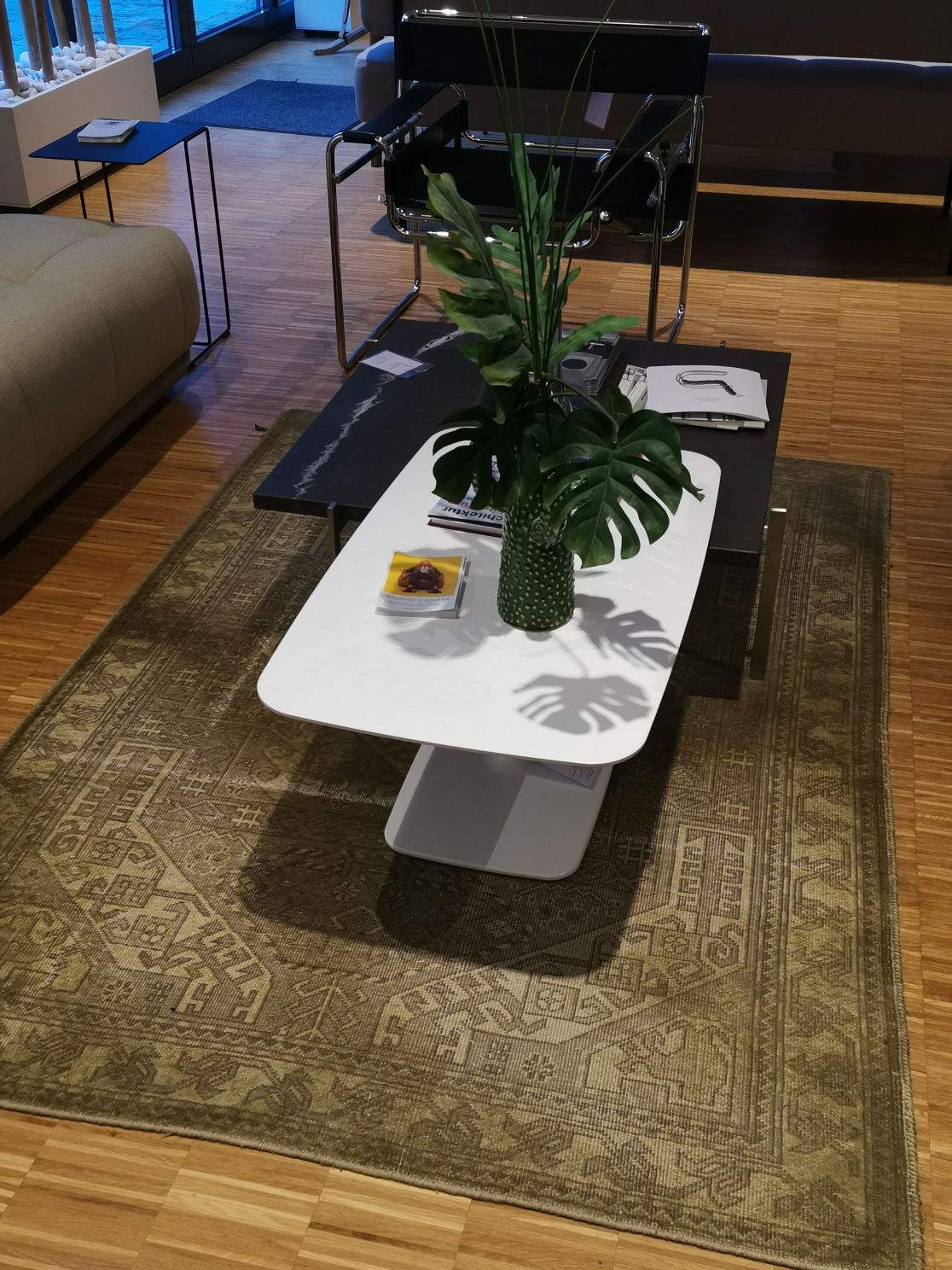 Vintage Carpet KHAKI W 140 x L 200 cm Kymo EXHIBITION PIECE