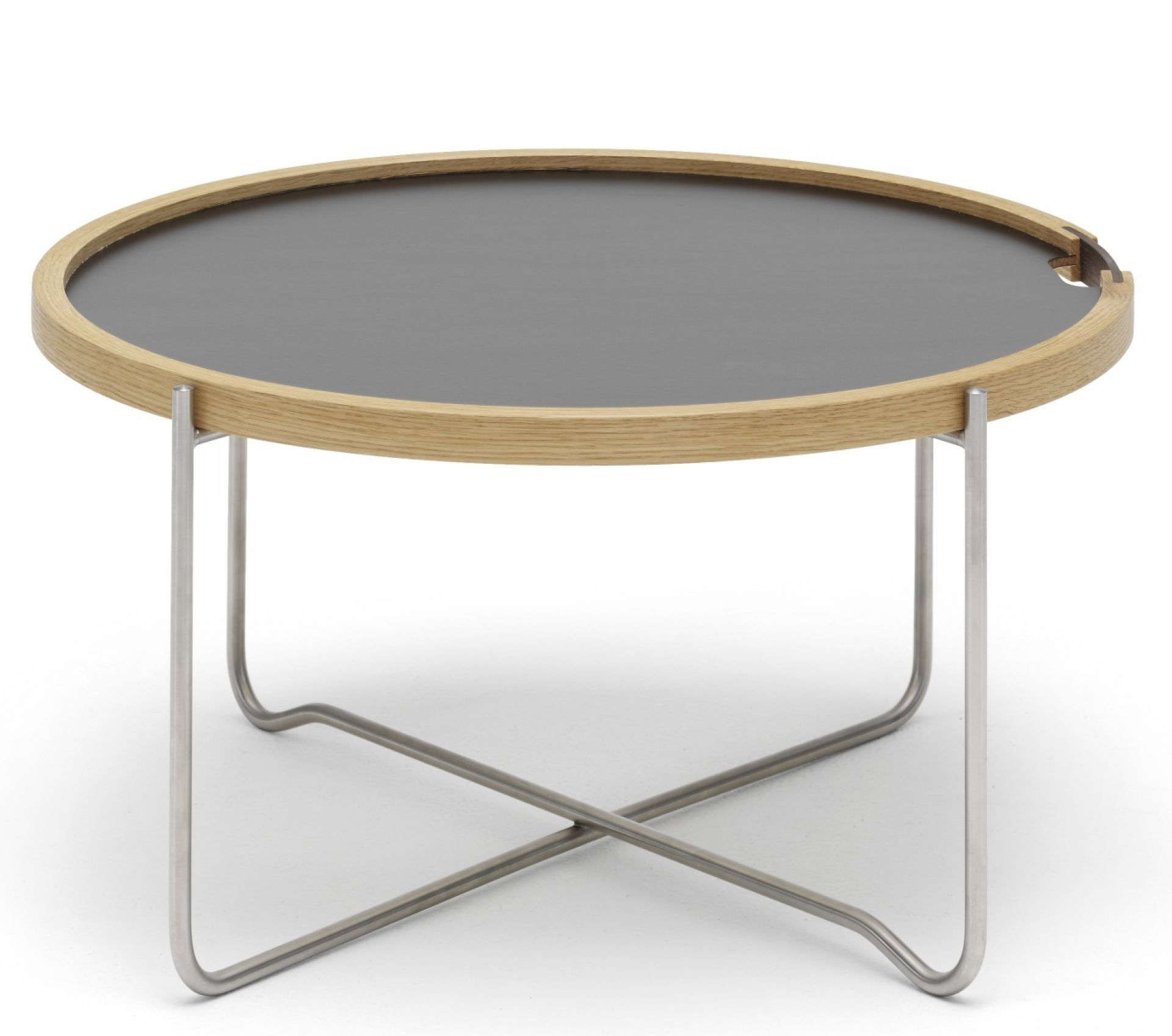 CH417 Tray Table Laminate black Carl Hansen & Søn