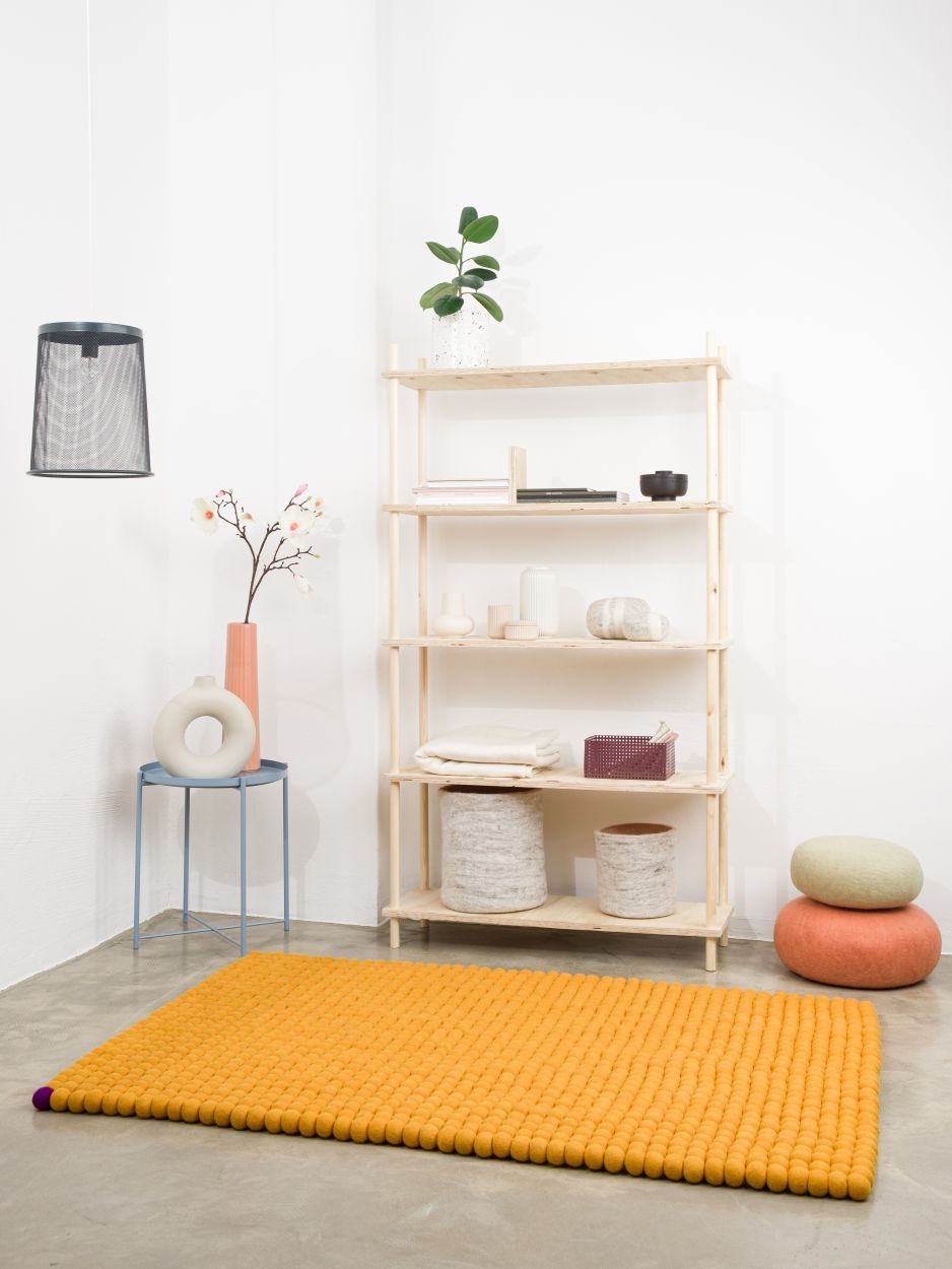 Big One Rectangular Felt carpet 140 x 200 cm myfelt
