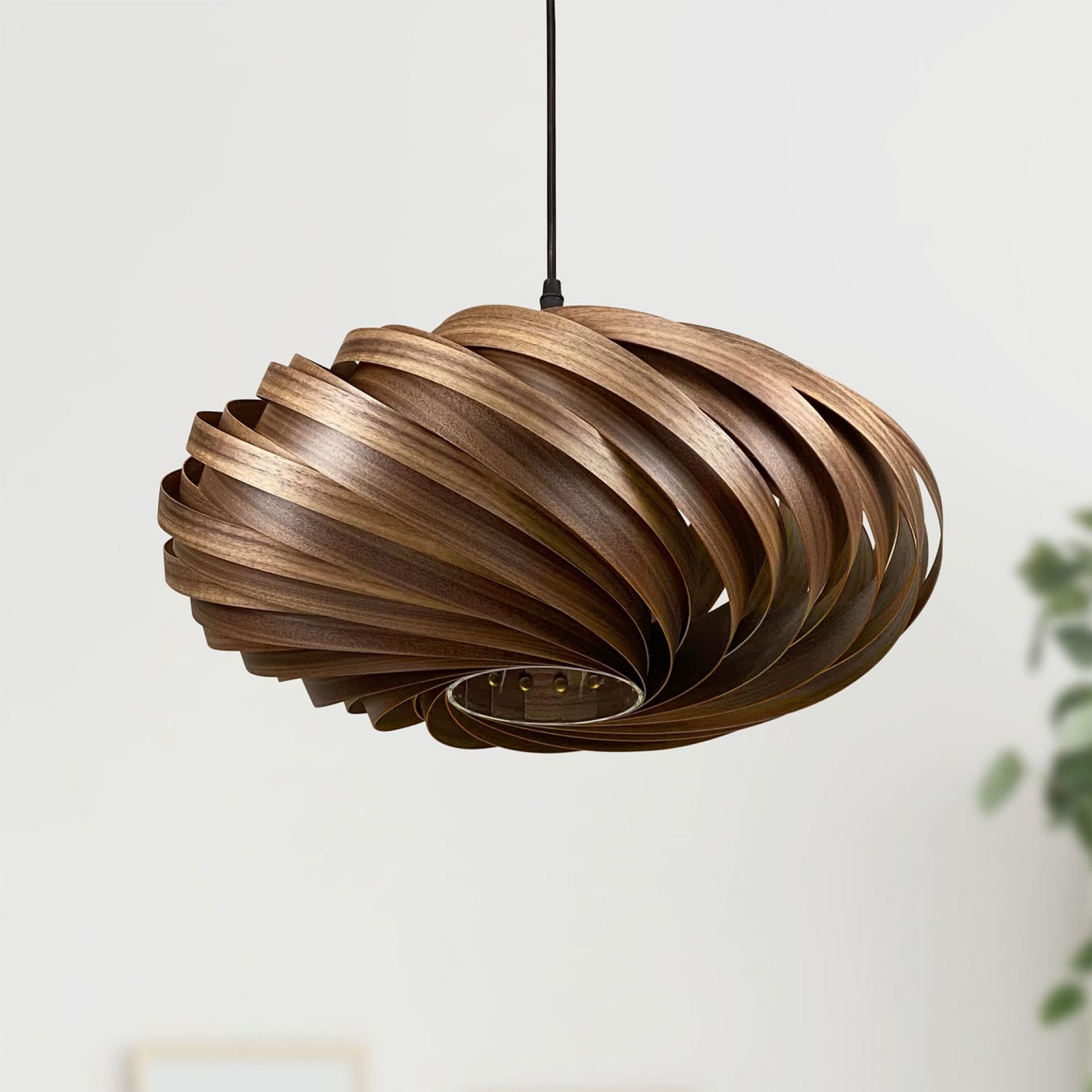 Veneria Pendant lamp Ø50 cm Walnut Gofurnit