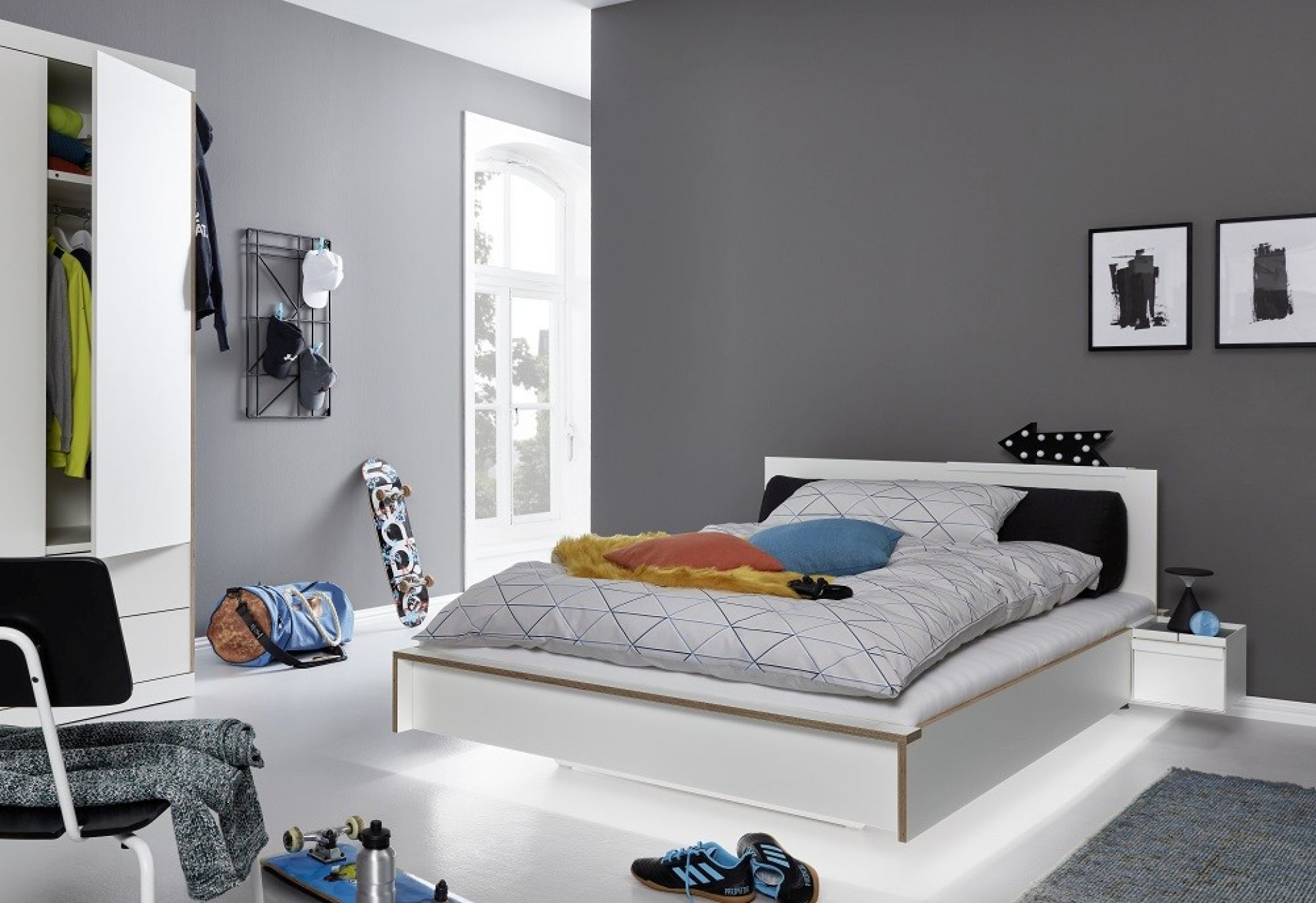 Flai single bed CPL Müller Möbelwerkstätten
