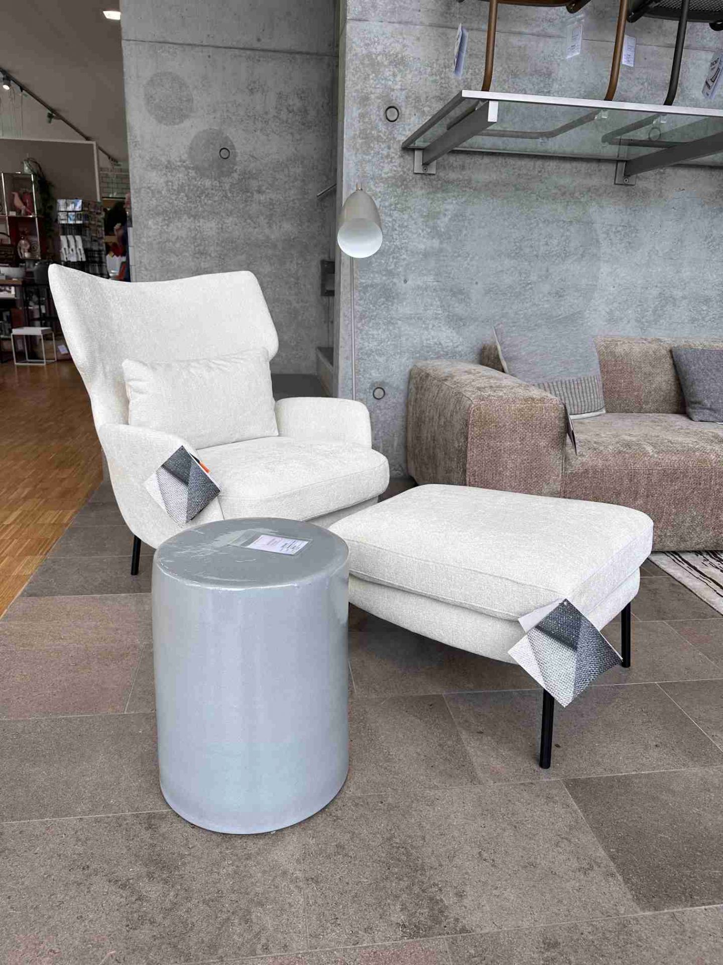 Seatrelax armchair & ottoman house model ed design