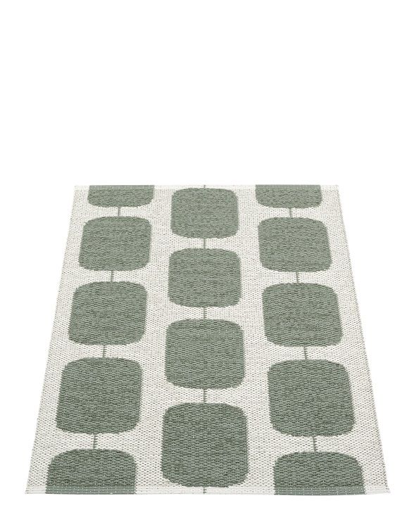 Sten Plastic carpet 70x100 cm Pappelina Army/Fossil gray