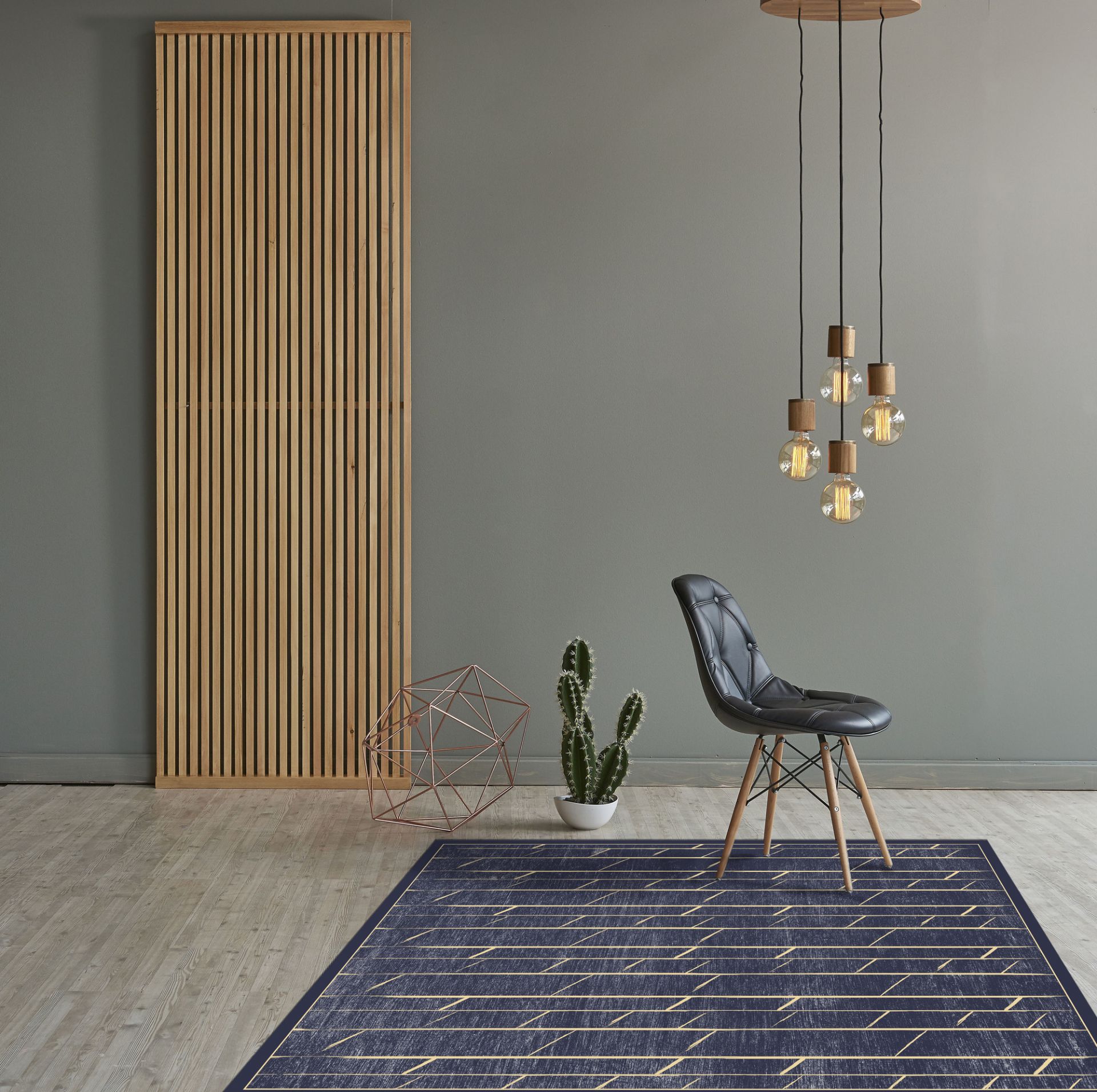 Matteo Vinyl Carpet Tiles Blue Contento SINGLE PIECES