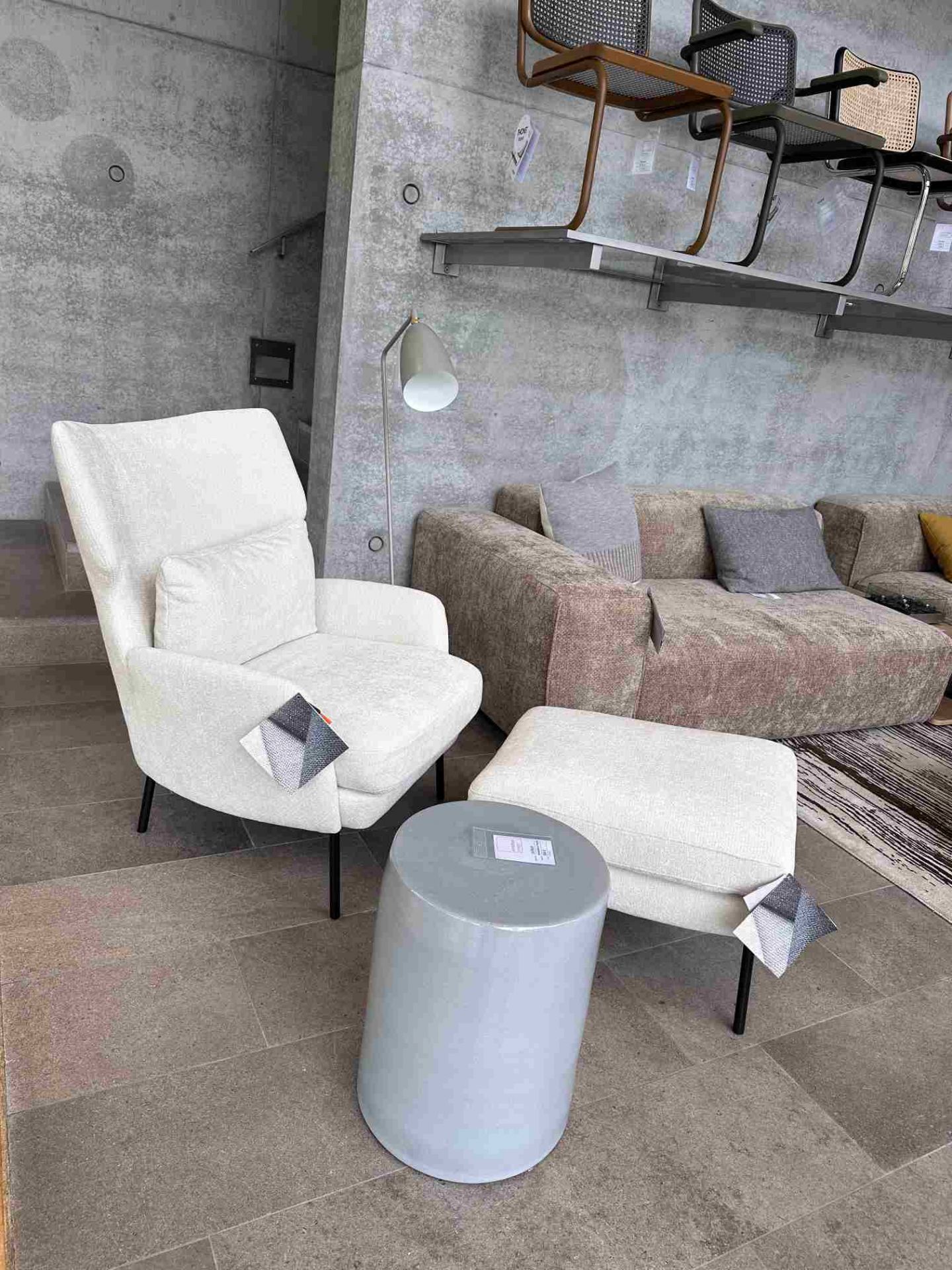Seatrelax armchair & ottoman house model ed design