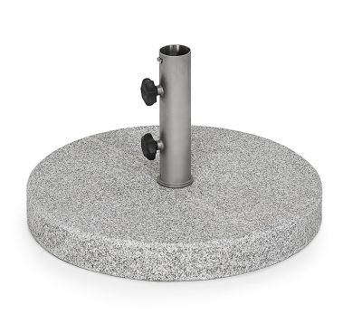 Base plate granite grey/white round Ø 70 cm for parasol Weishäupl