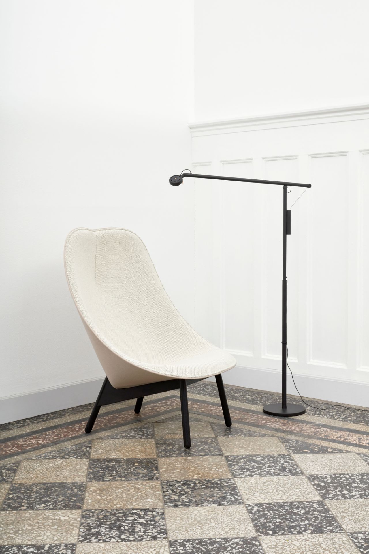 Uchiwa / Uchiwa Quilt Armchair Armchair Hay