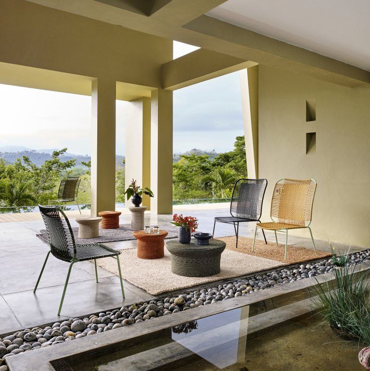 Cielo Lounge Chair high Lounge Chair high Outdoor ames 