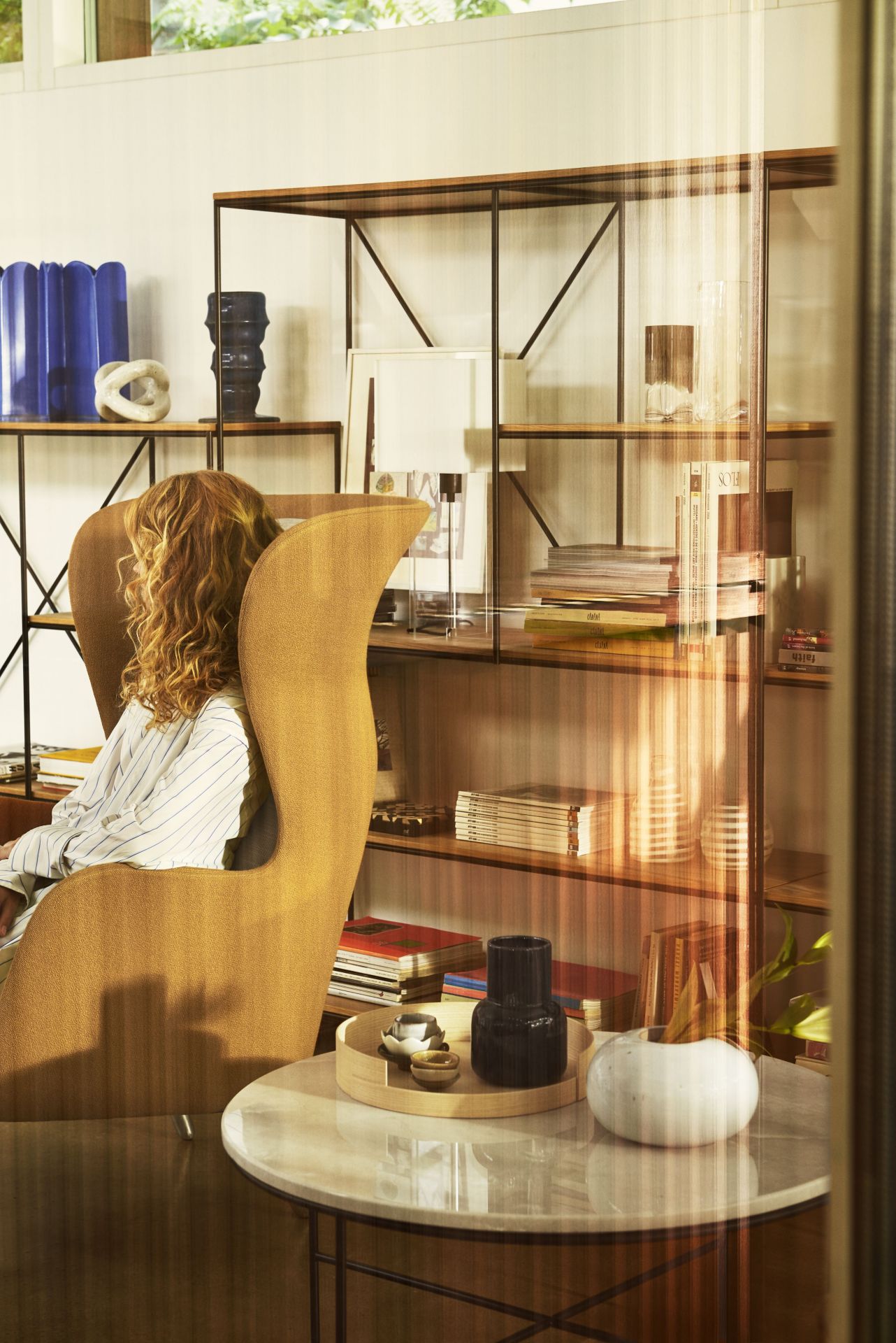 Ro Armchair Wood Fritz Hansen