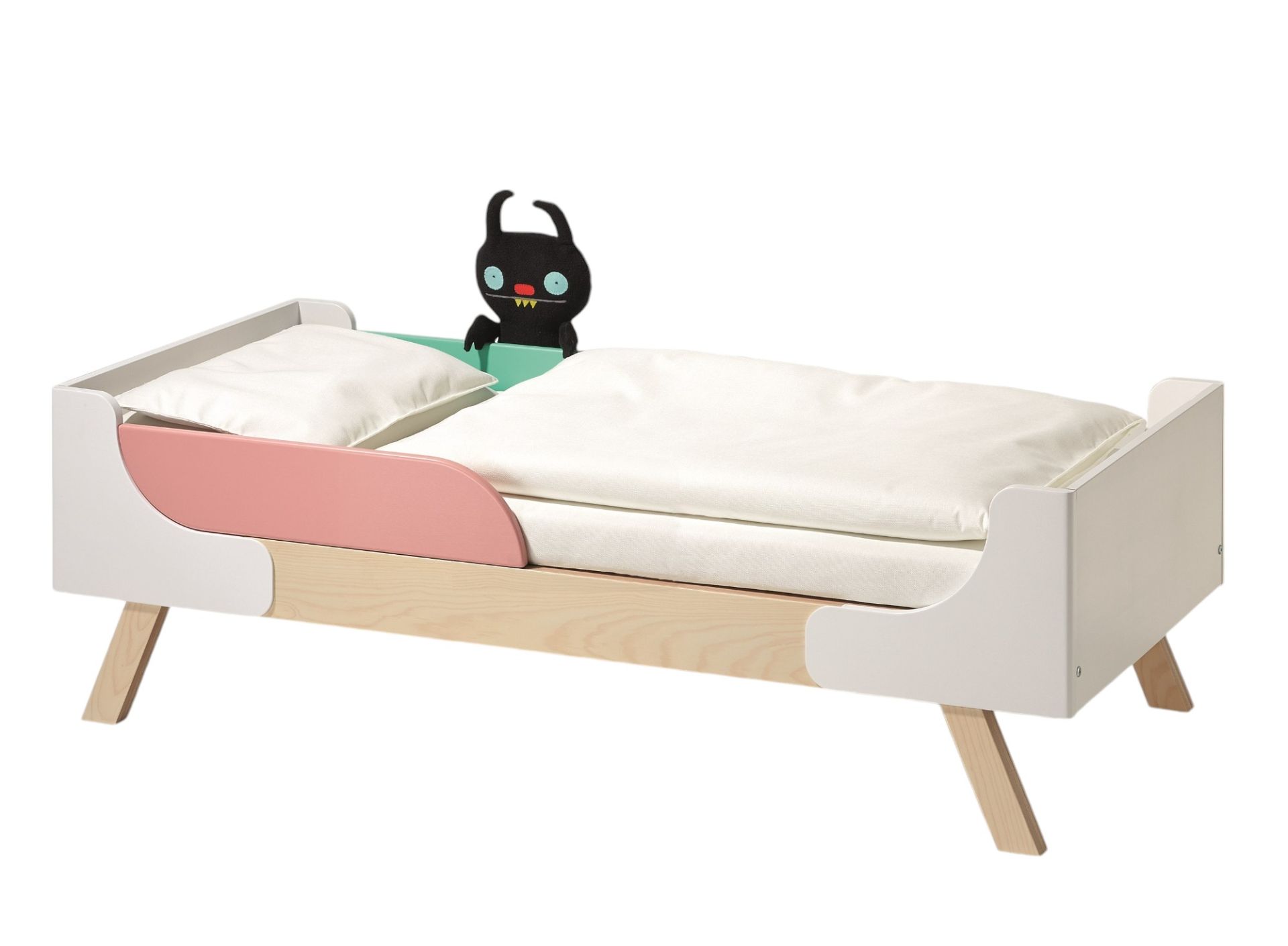 Fall guard for Famille Garage baby cot / cot set of 2 ICE GREEN AND PINK Richard Lampert SINGLE PIECES