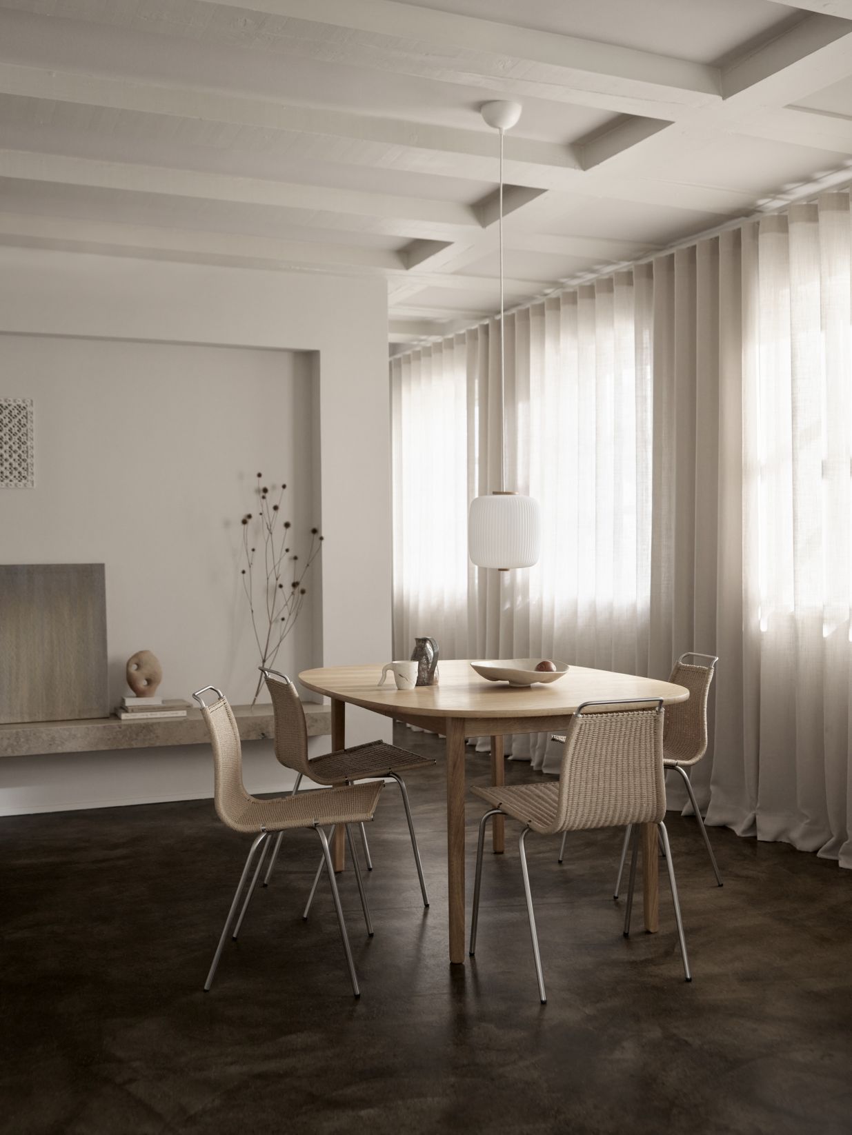 PK1 chair natural cord Carl Hansen & Søn 