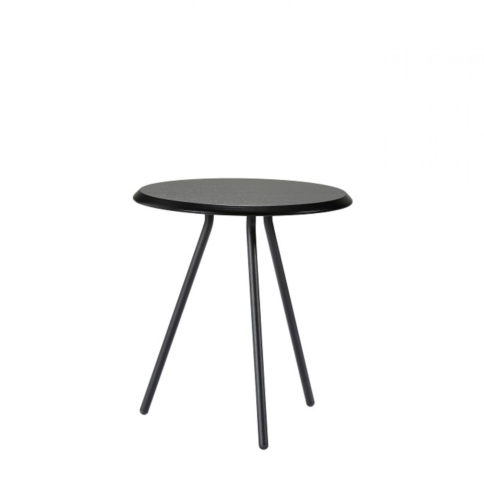 Soround Side table Ø 45 cm Woud black 49 cm