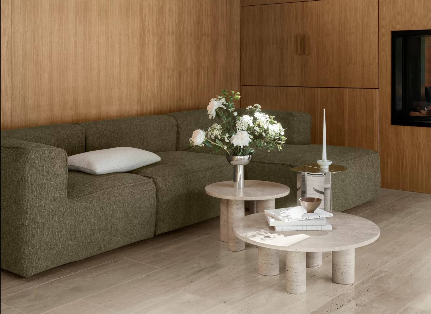 Volos side table round Ø 52 x H 34 cm Blomus