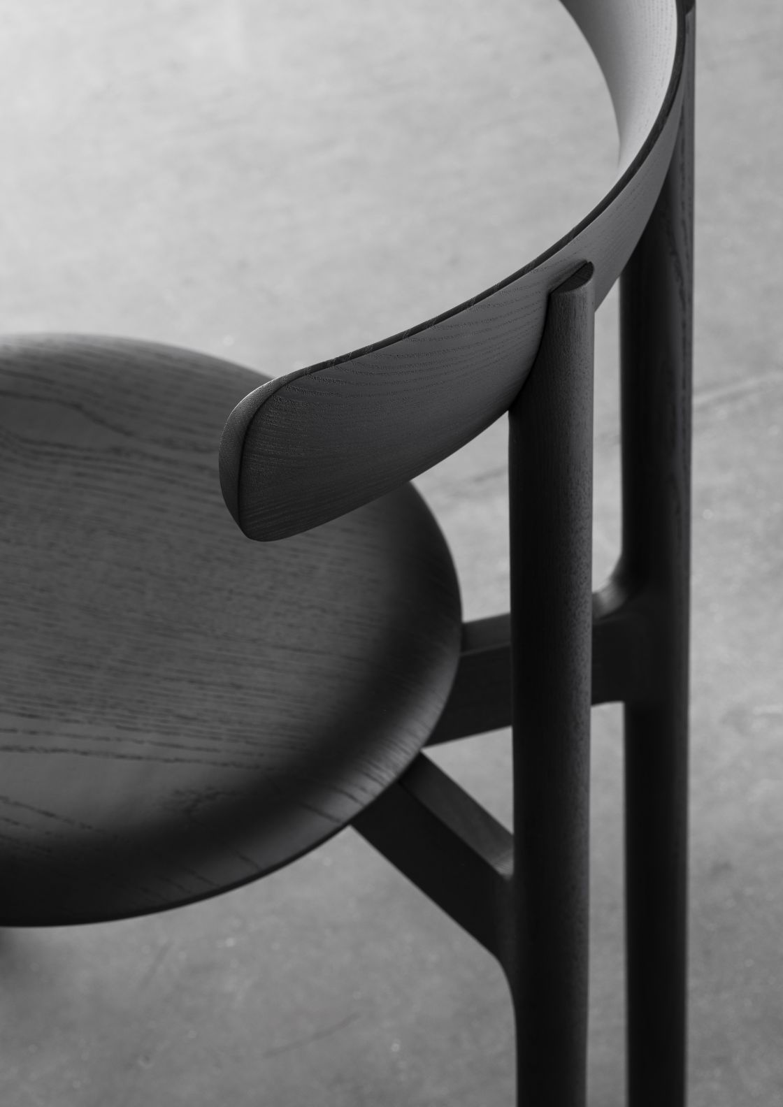 Bice Chair Miniforms Ash black stained Bice Chair Miniforms Ash black stained