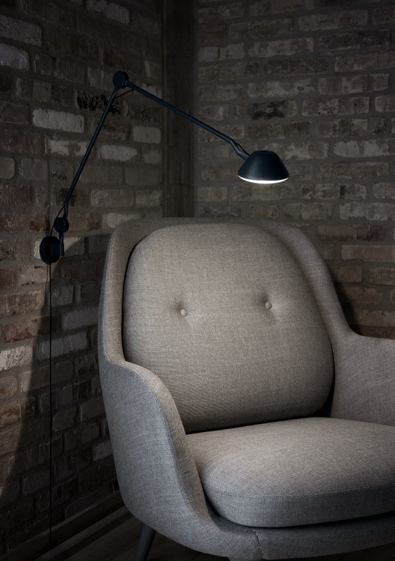 AQ01 Wall lamp Fritz Hansen White