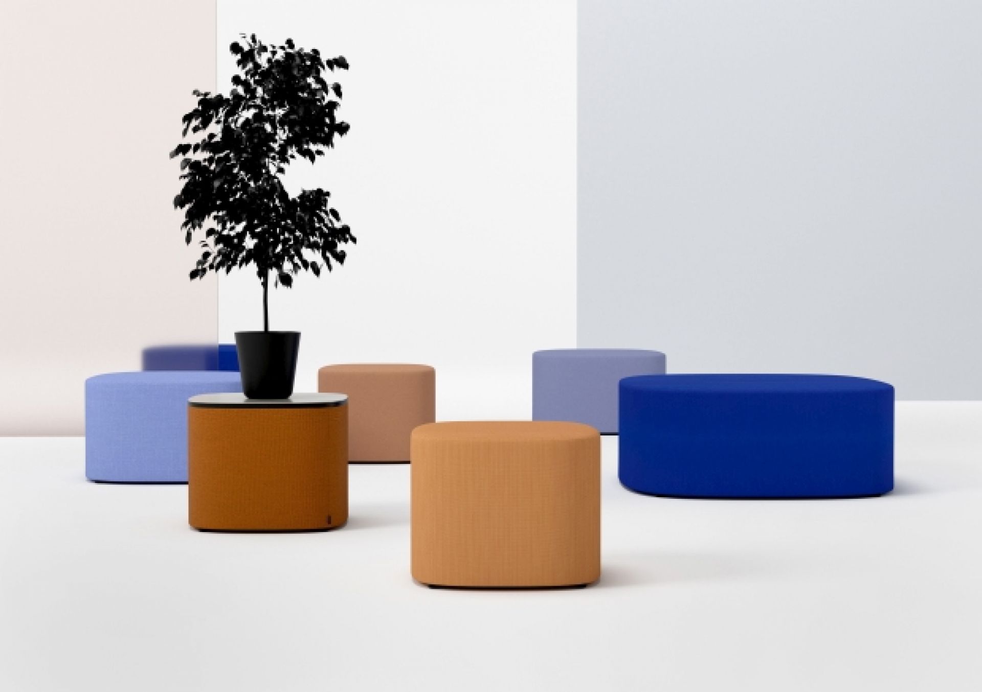 Pully Island Seating element Stool Cascando 
