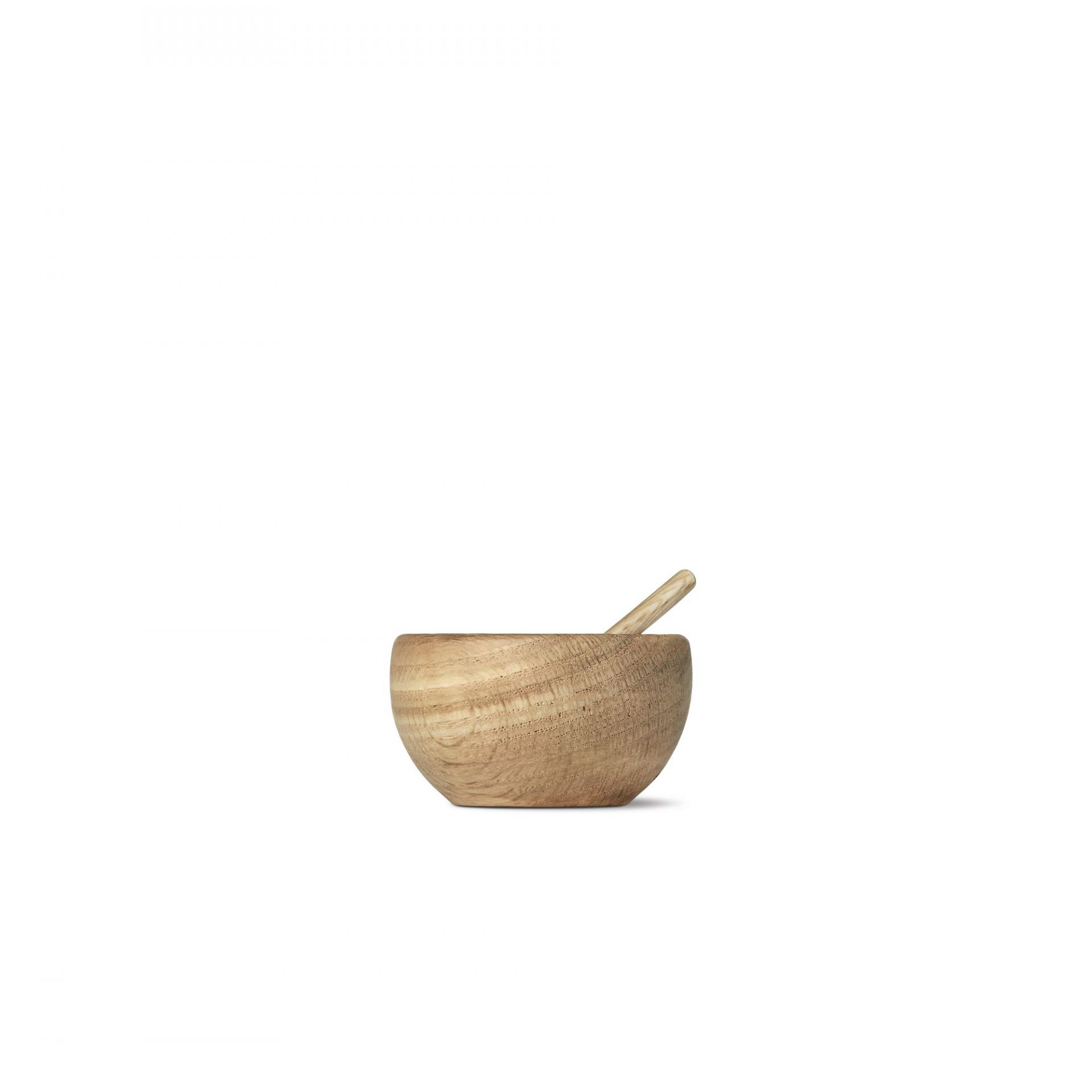 Salt cellar with spoon oak Kay Bojesen SINGLE PIECE