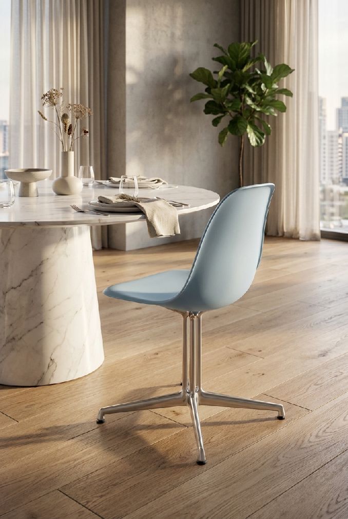 Eames Plasic Side Chair DSL RE Chair Vitra