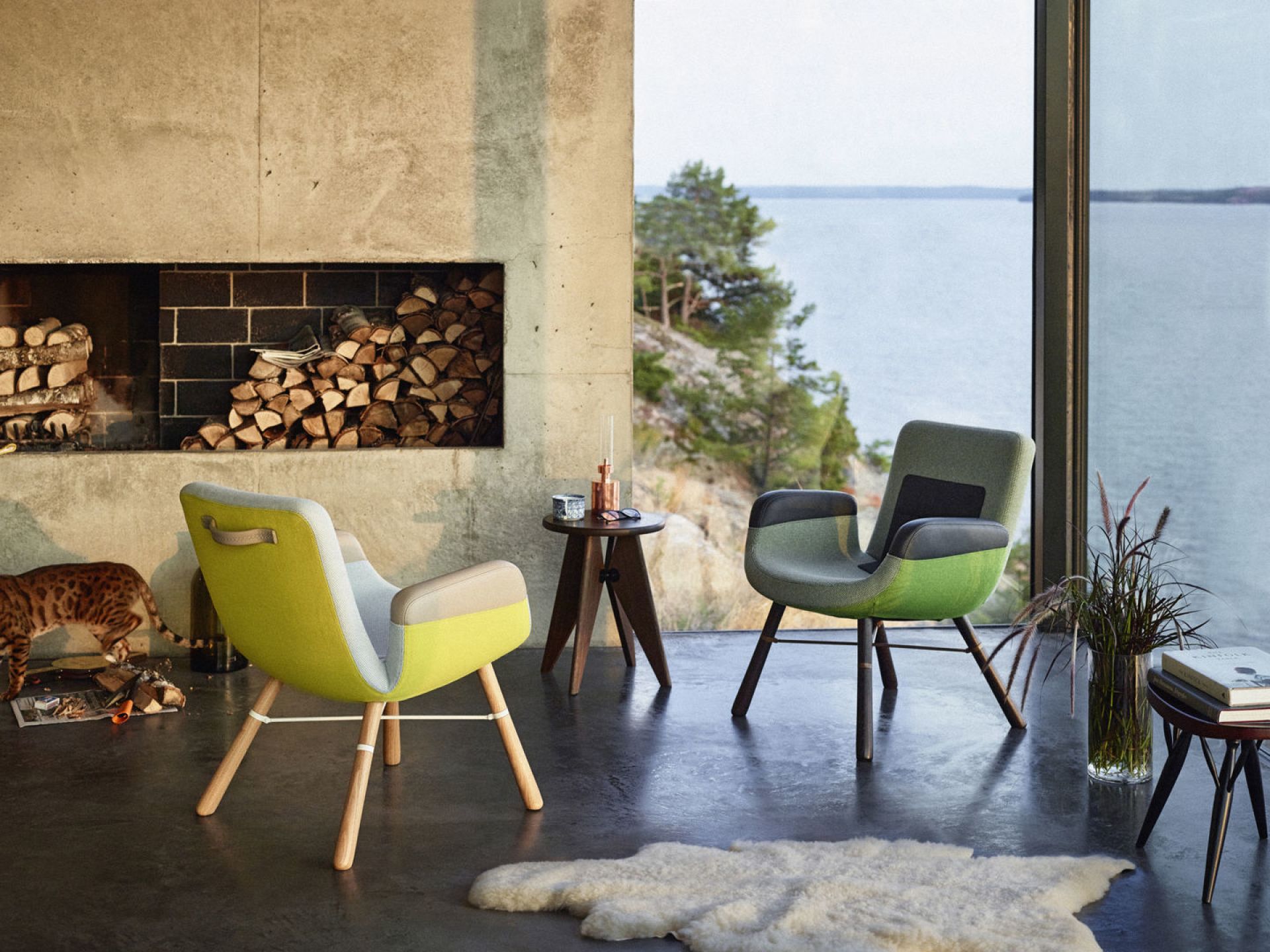 Tabouret Bois stool Vitra