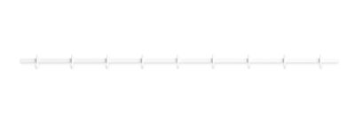 Relief hook rail W123cm String Furniture