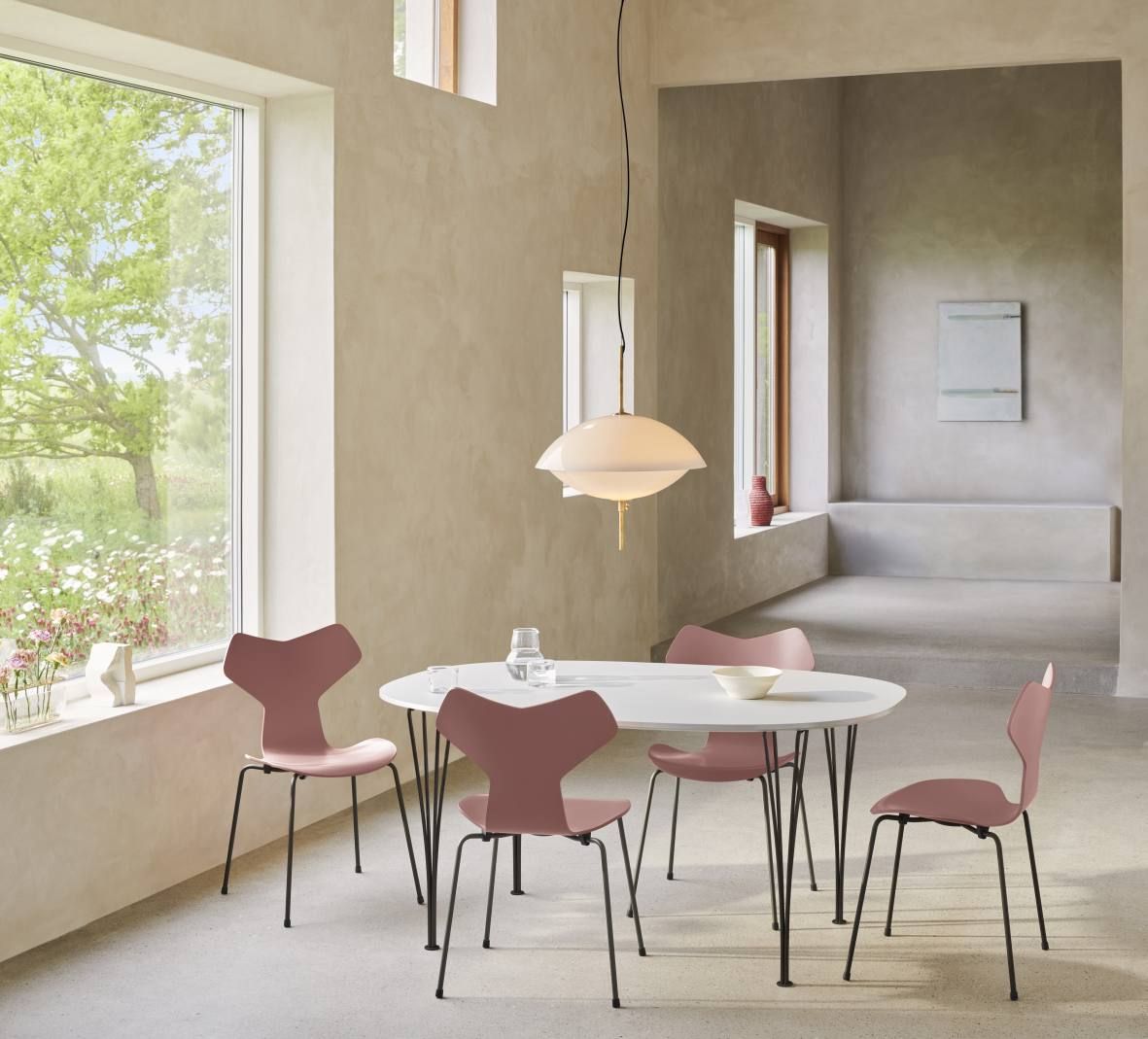 Fritz Hansen Super Elliptical table series