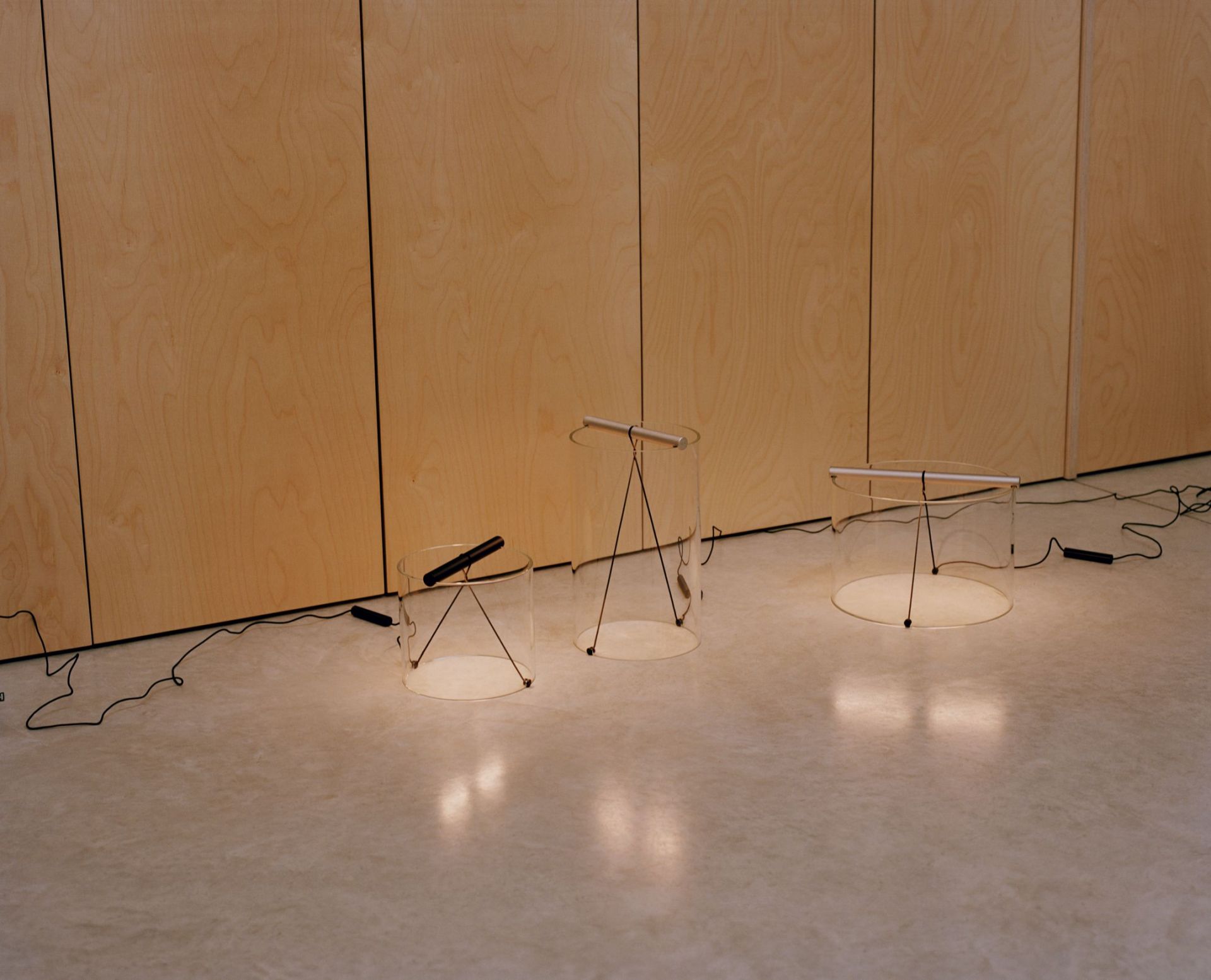 To-Tie T3 LED Table Lamp Flos Black anodised