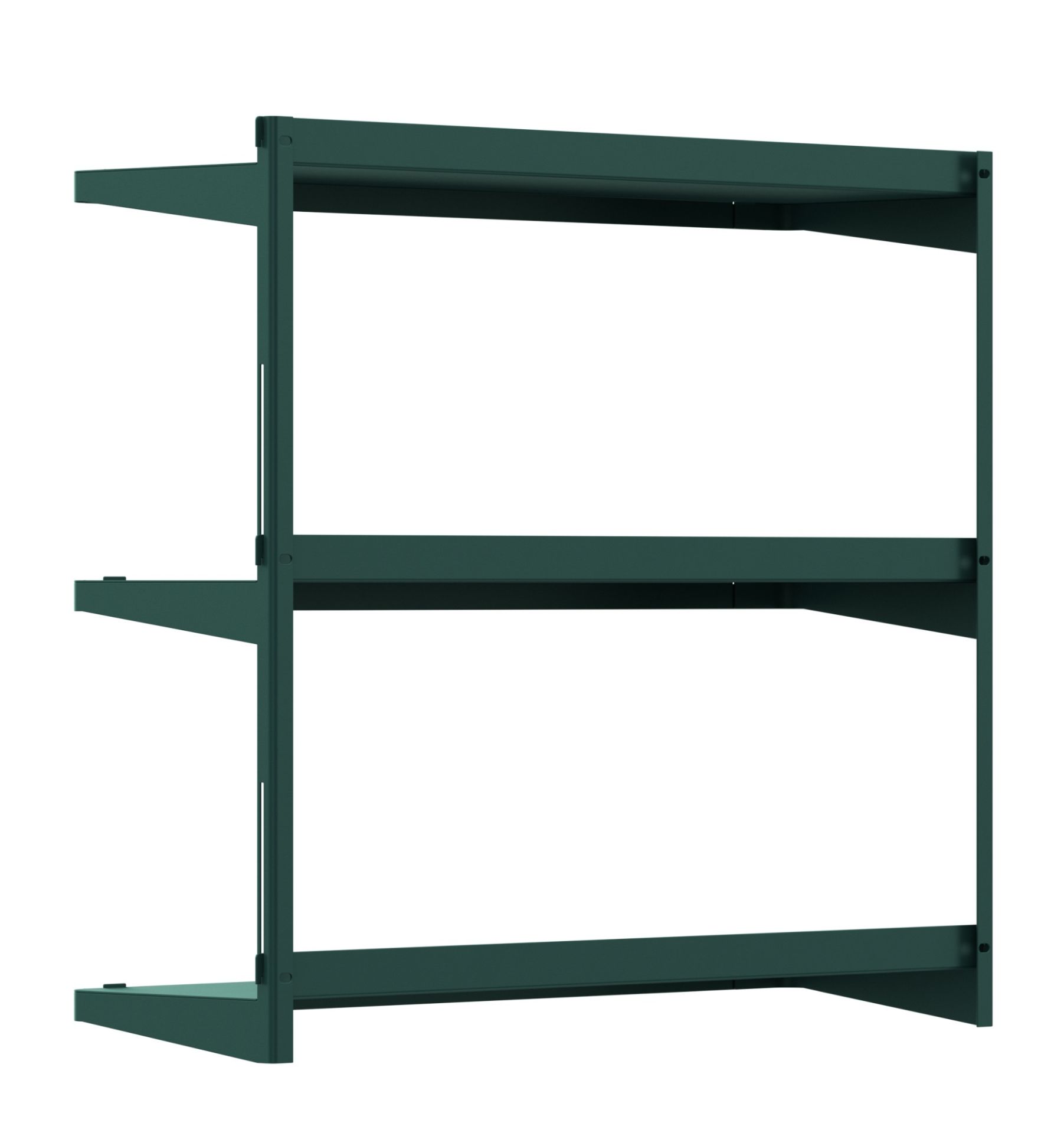 Click wall shelf W 71 x D 21 x H 61 cm / DARK GREEN New Tendency SINGLE PIECES