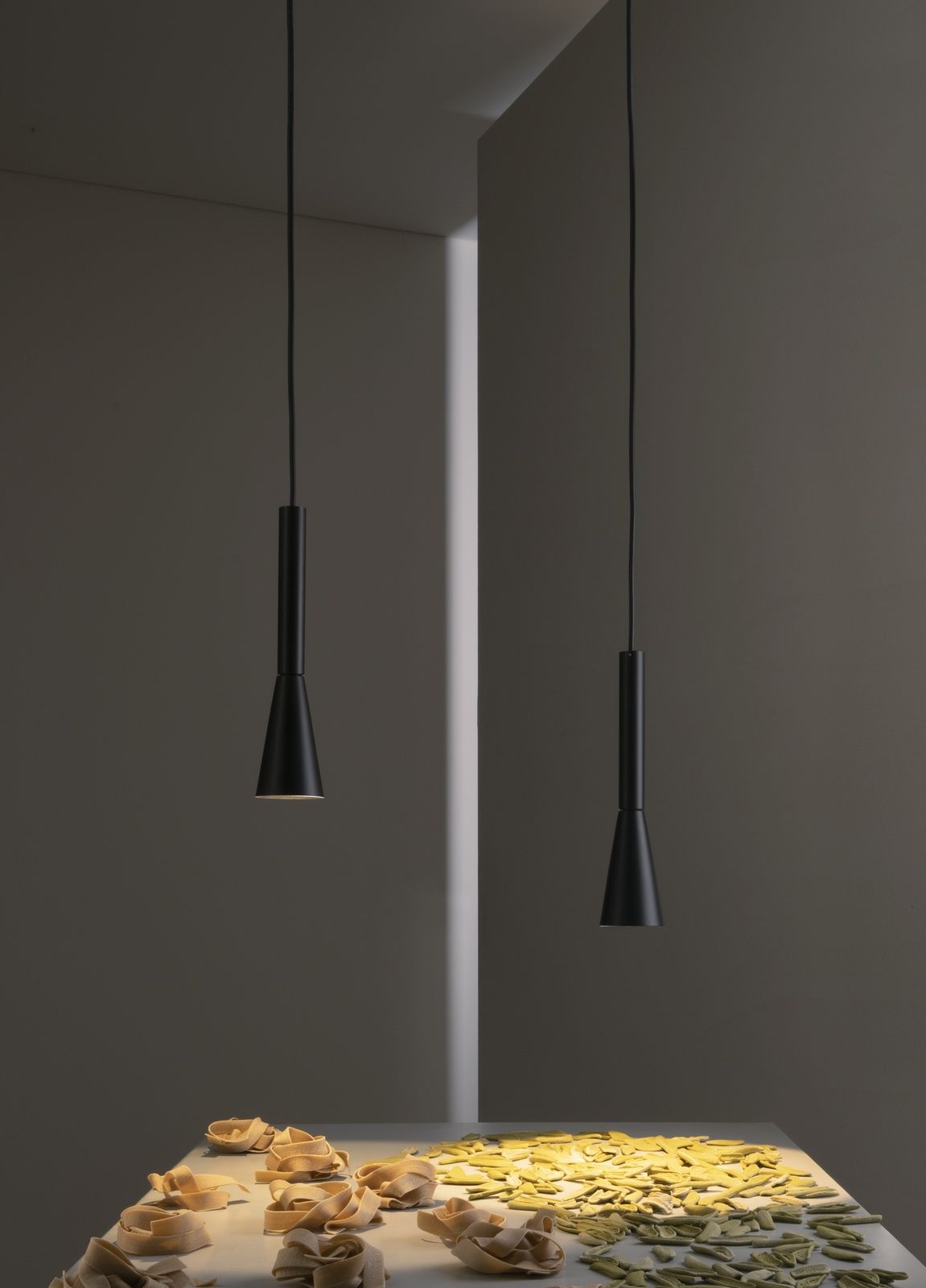 Colibrì Suspension lamp black Martinelli Luce