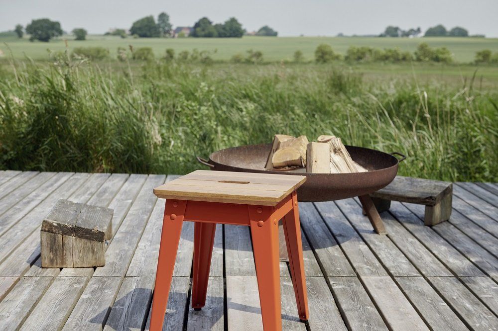 6Grad Outdoor Stool Jan Cray Sulfur Yellow Lumber raw