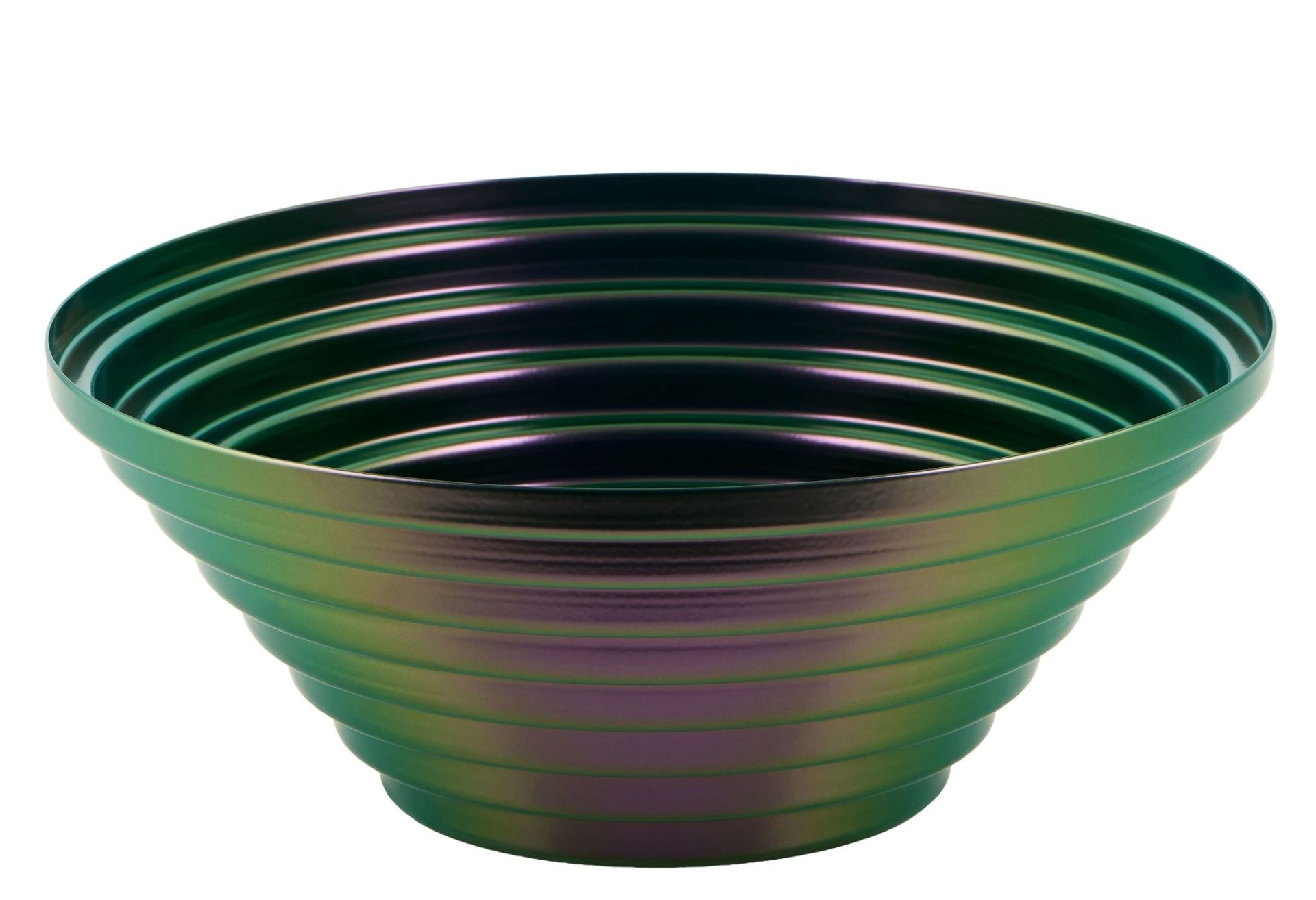 Maya bowl round Ø 25 cm Greenpurple 7320/25GRP Alessi  