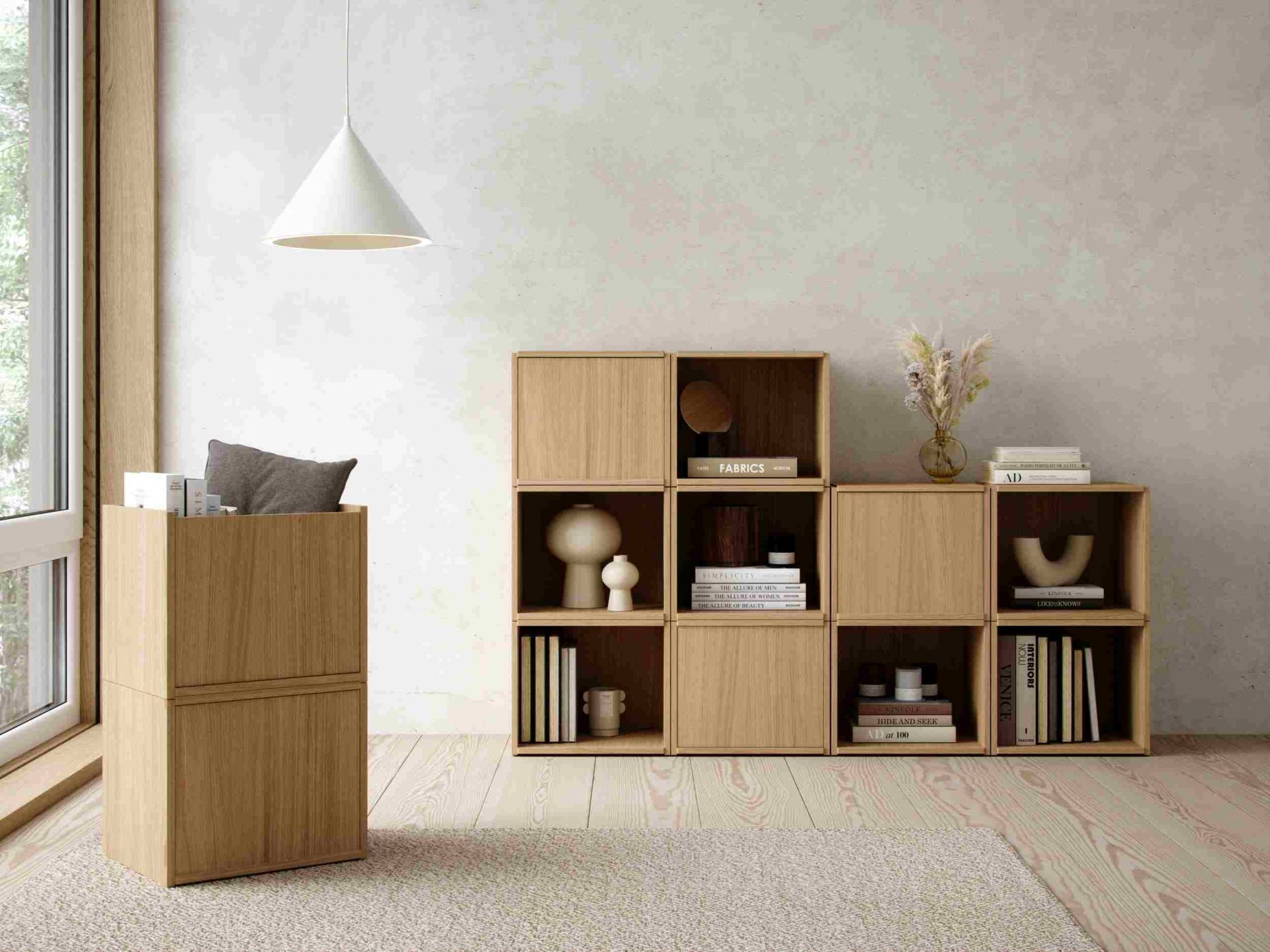 Bricks System C Shelf Woud