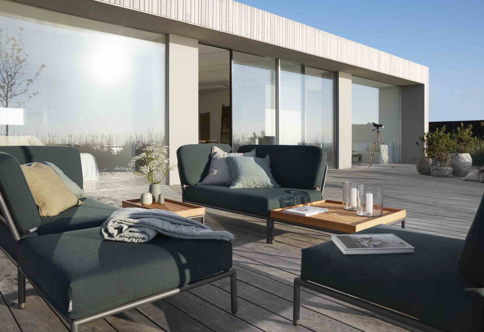 Level Lounge Chair Outdoor Armchair Houe 