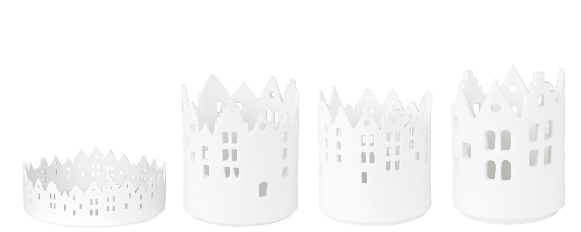 Home Light House Assortment Set of 4 City Lights Räder
